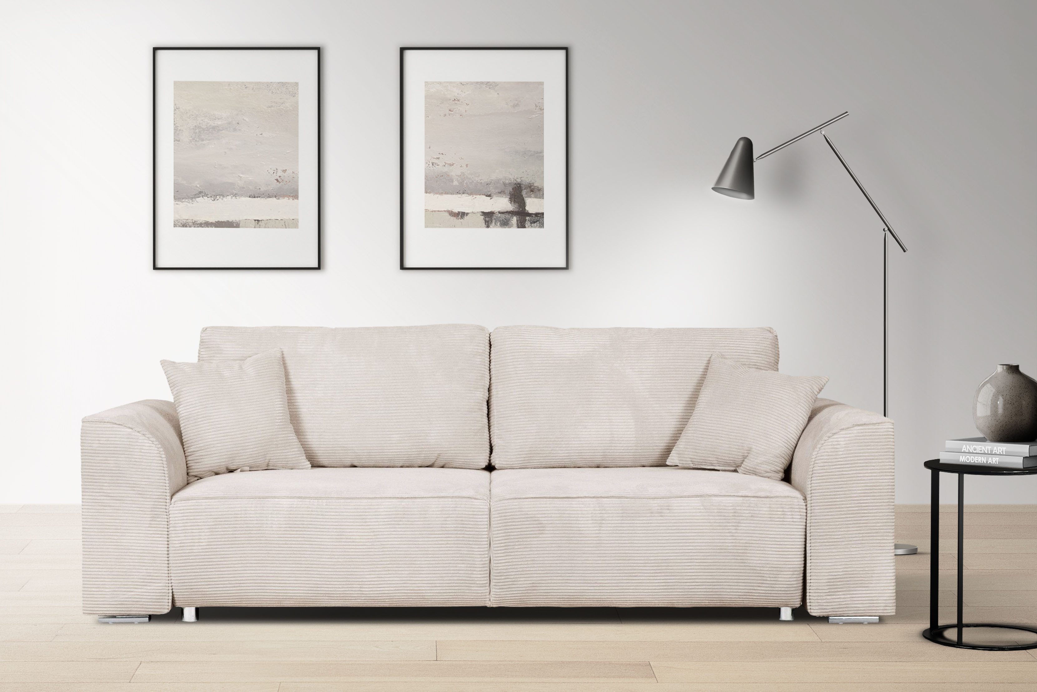 OTTO home 3-Sitzer "BEATRICE auch als Schlafsofa mit Bettkasten, B/T/H 250/ günstig online kaufen