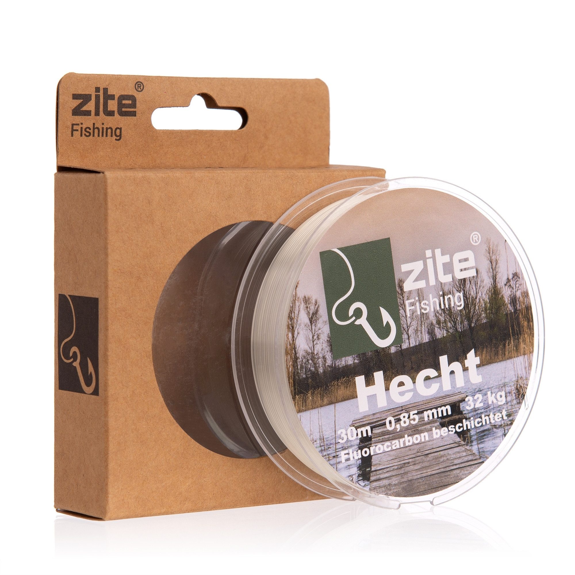 Zite Vorfachschnur Fluorocarbon Vorfach Angelschnur Spinnfischen 30m Barsch Zander Hecht