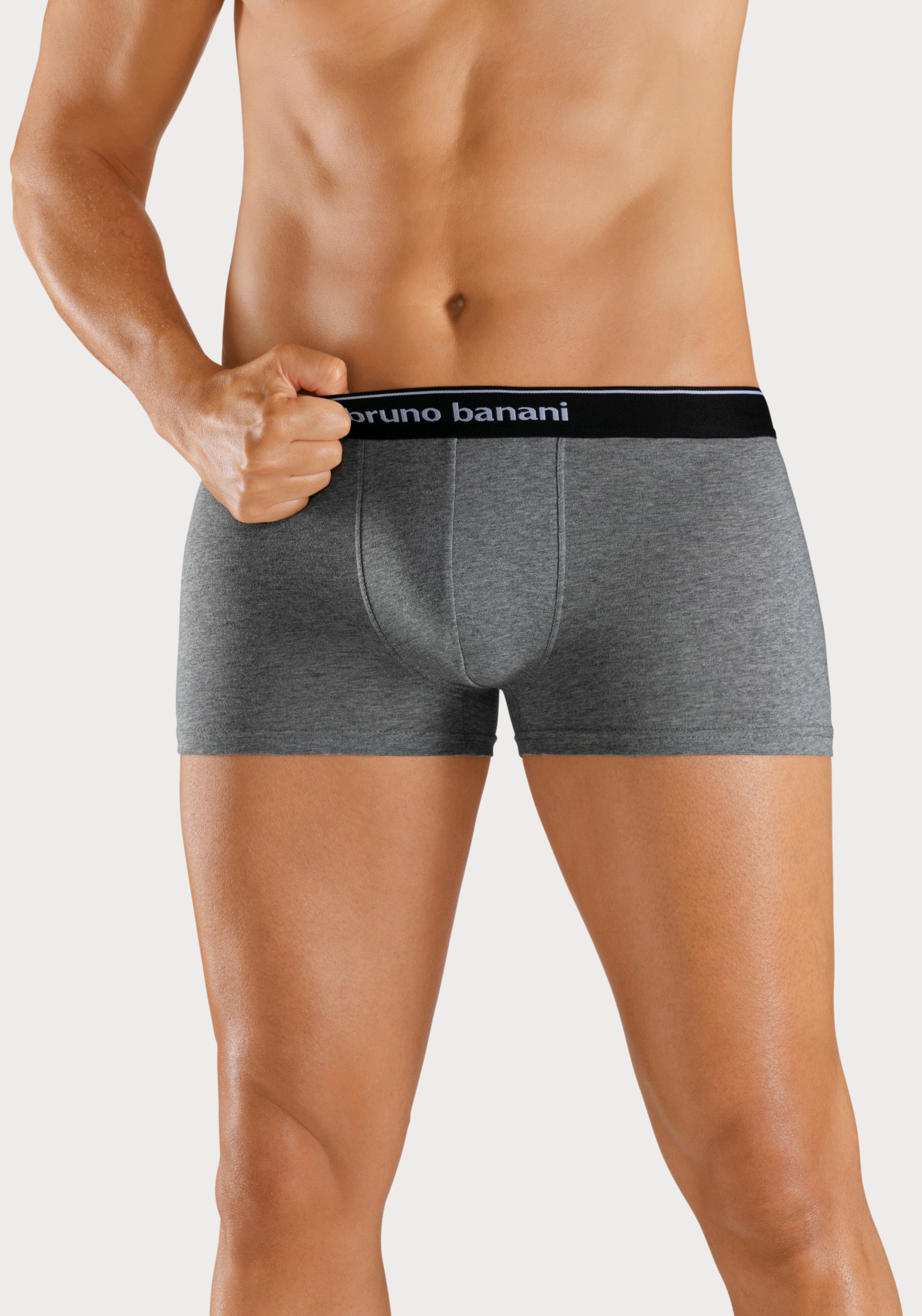 Bruno Banani Boxer Boxershorts für Herren (Dose, 4-St) in der Dose verpackt