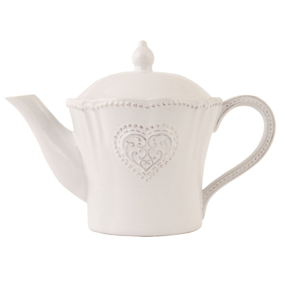 Clayre & Eef Teekanne Clayre & Eef Serie Heart Teekanne Kanne ca. 0,9L