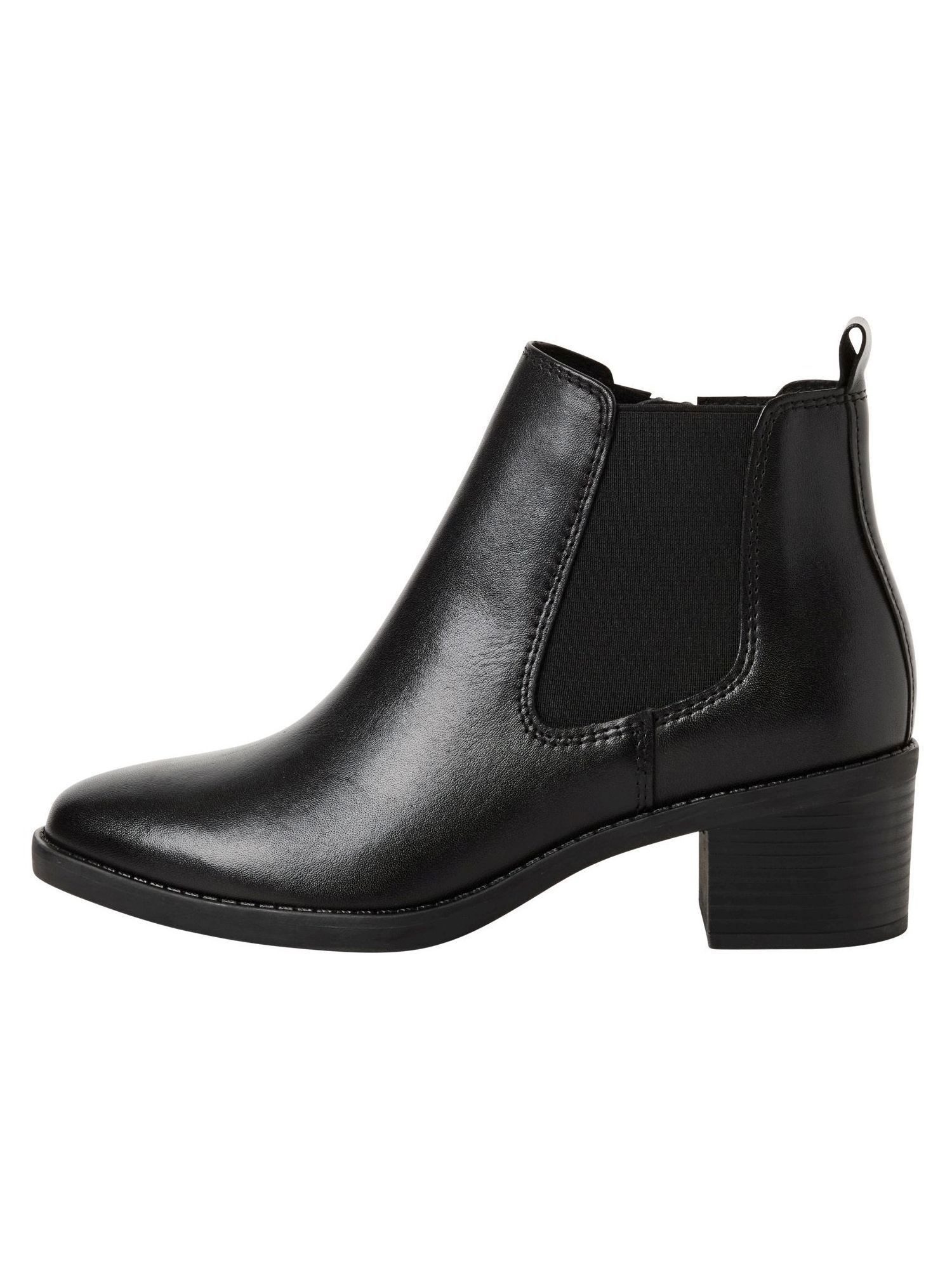 MARCO TOZZI MT FEEL ME aus Leder Blockabsatz 2-25331-45 Chelseaboots – Bild 4 von 5