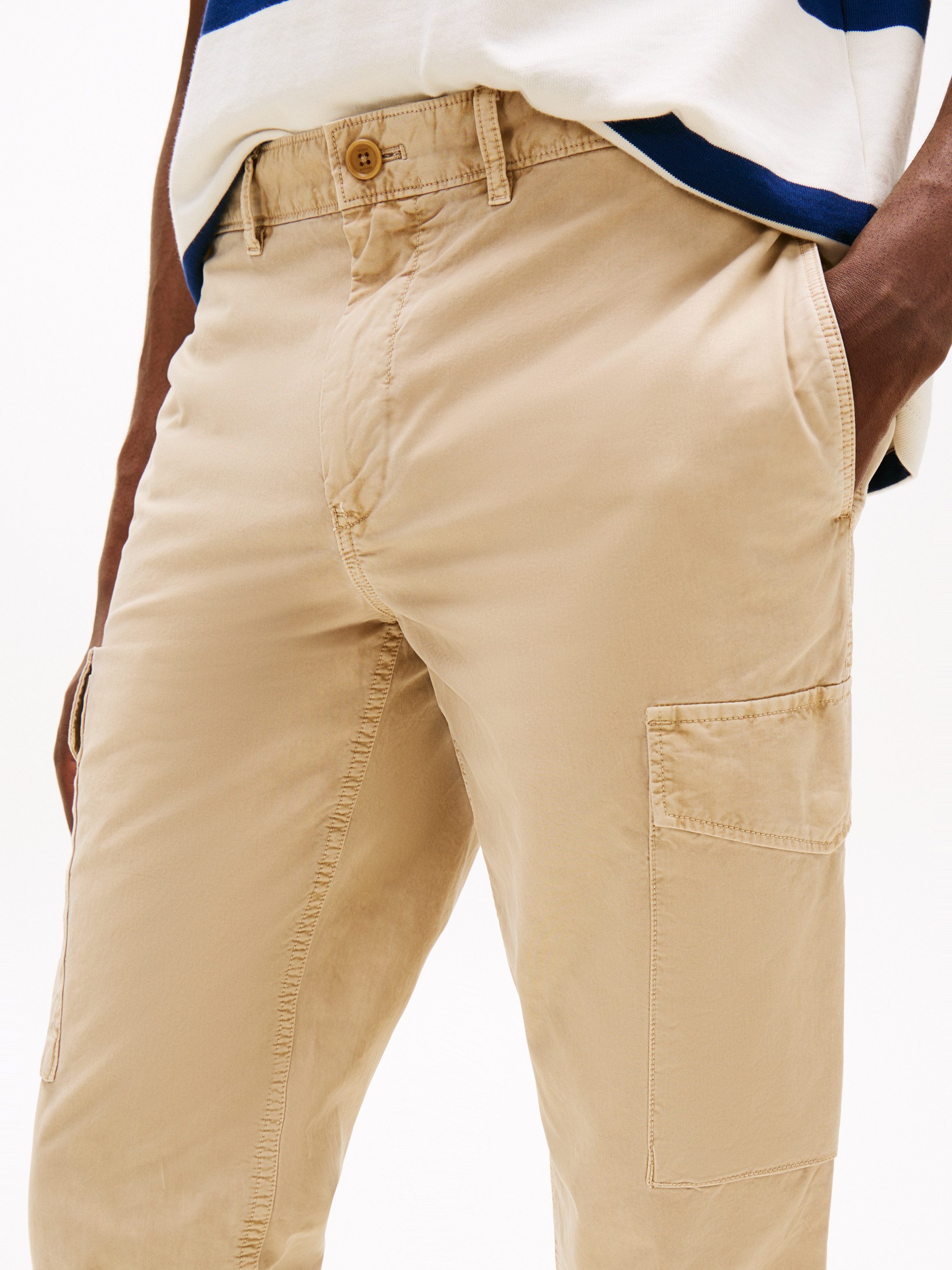 Tommy Hilfiger Cargohose DENTON LW TWILL Straight Fit, Baumwolle günstig online kaufen