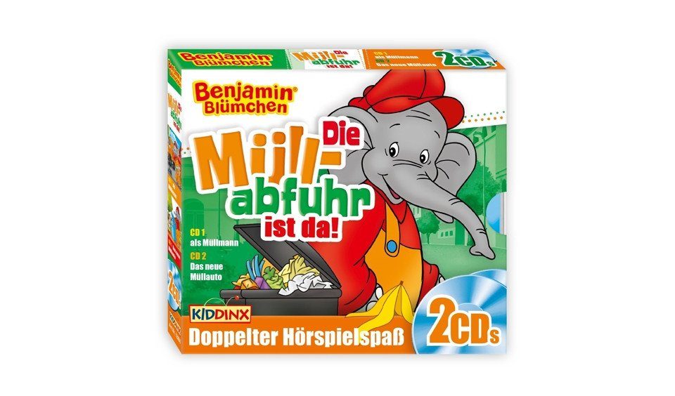 Hörspiel-CD Benjamin Blümchen - Die Müllabfuhr ist da!, 2 Audio-CD
