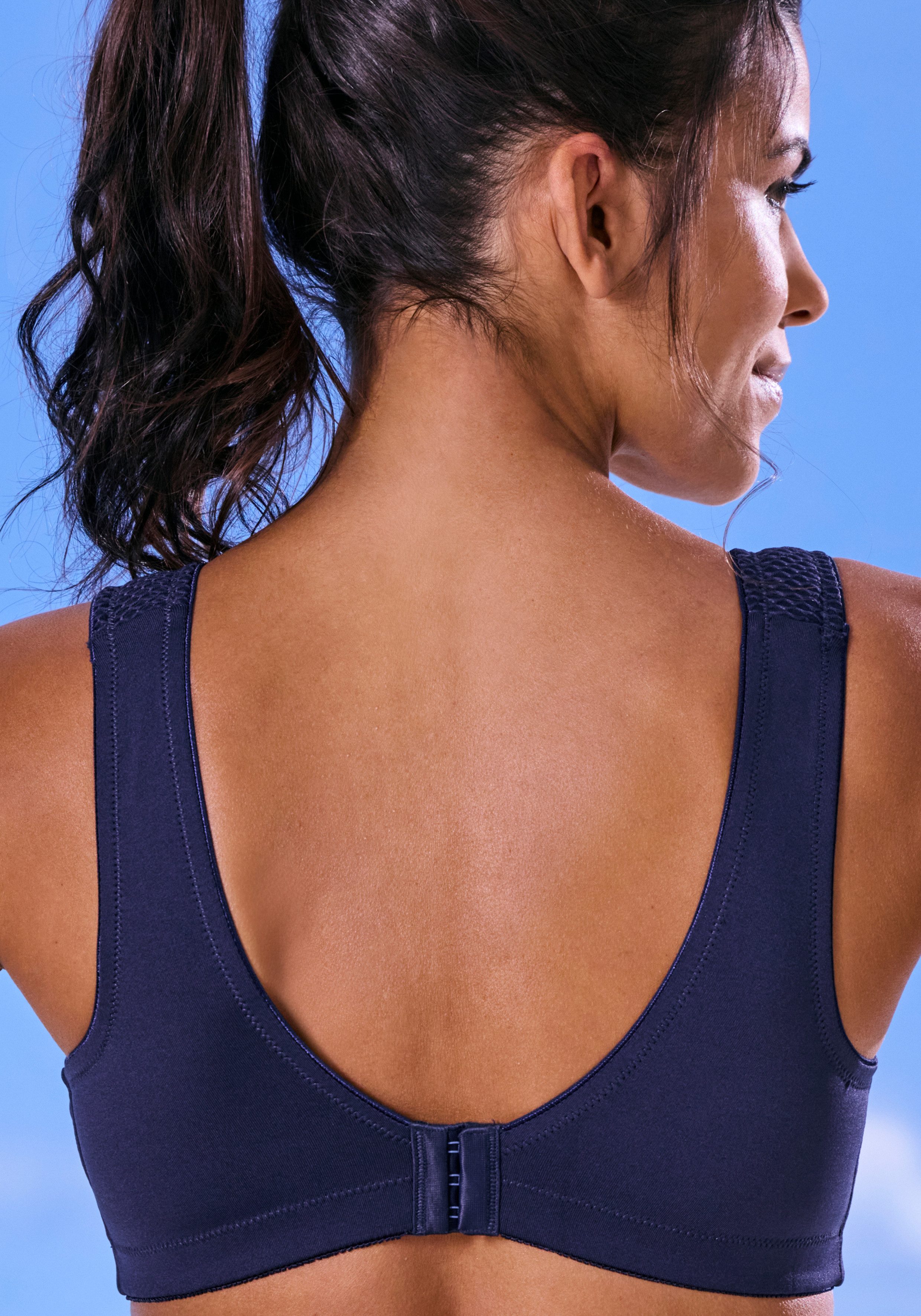 H.I.S Sport-BH ohne Bügel aus schnell trocknendem COOLMAX®-Material