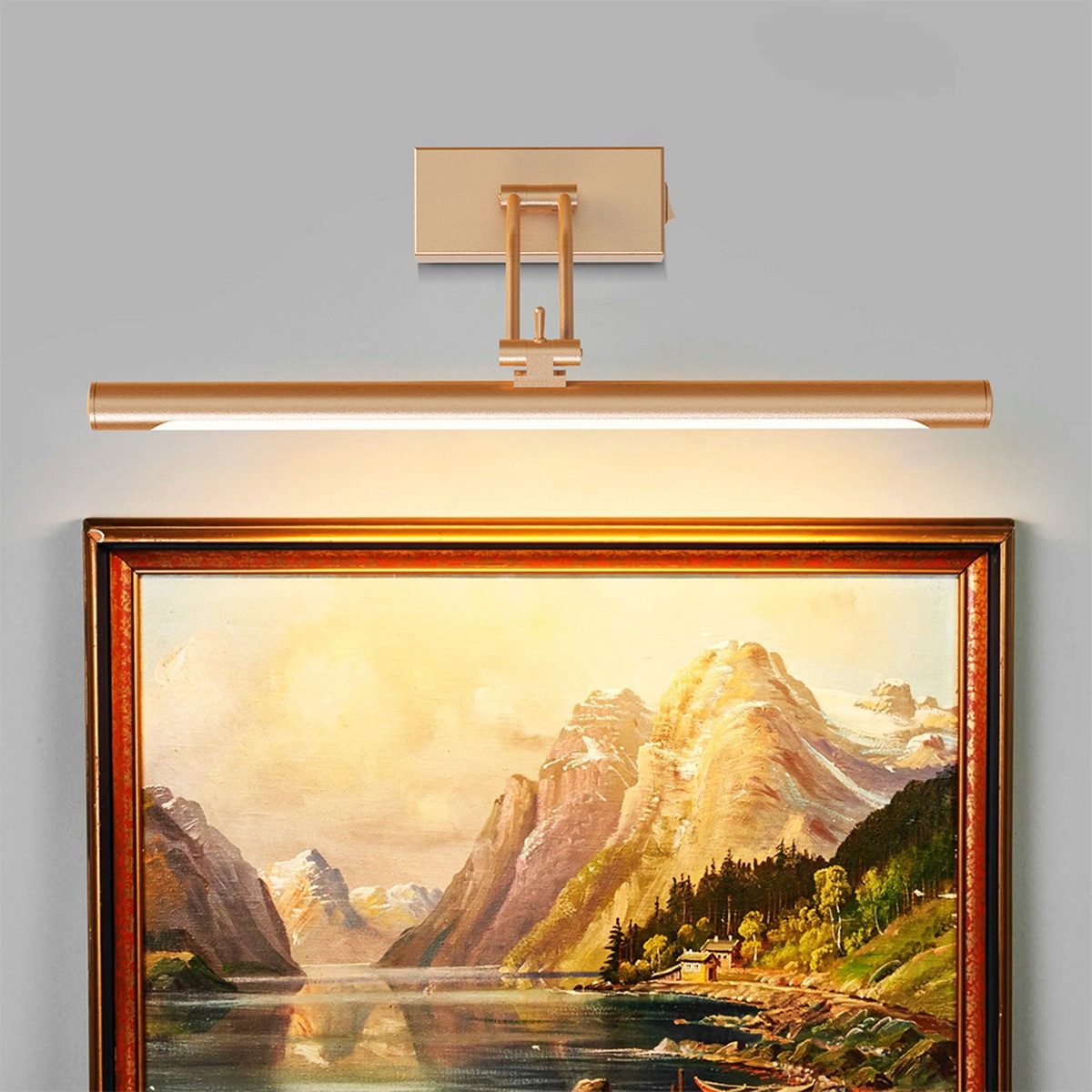 Braytron LED Spiegelleuchte LED Spiegelleuchte Bilderleuchte 8W 40cm 700lm 3CCT Badlampe, LED fest integriert, Neutralweiß, Kaltweiß, Warmweiß, Einstellbare Farbtemperatur