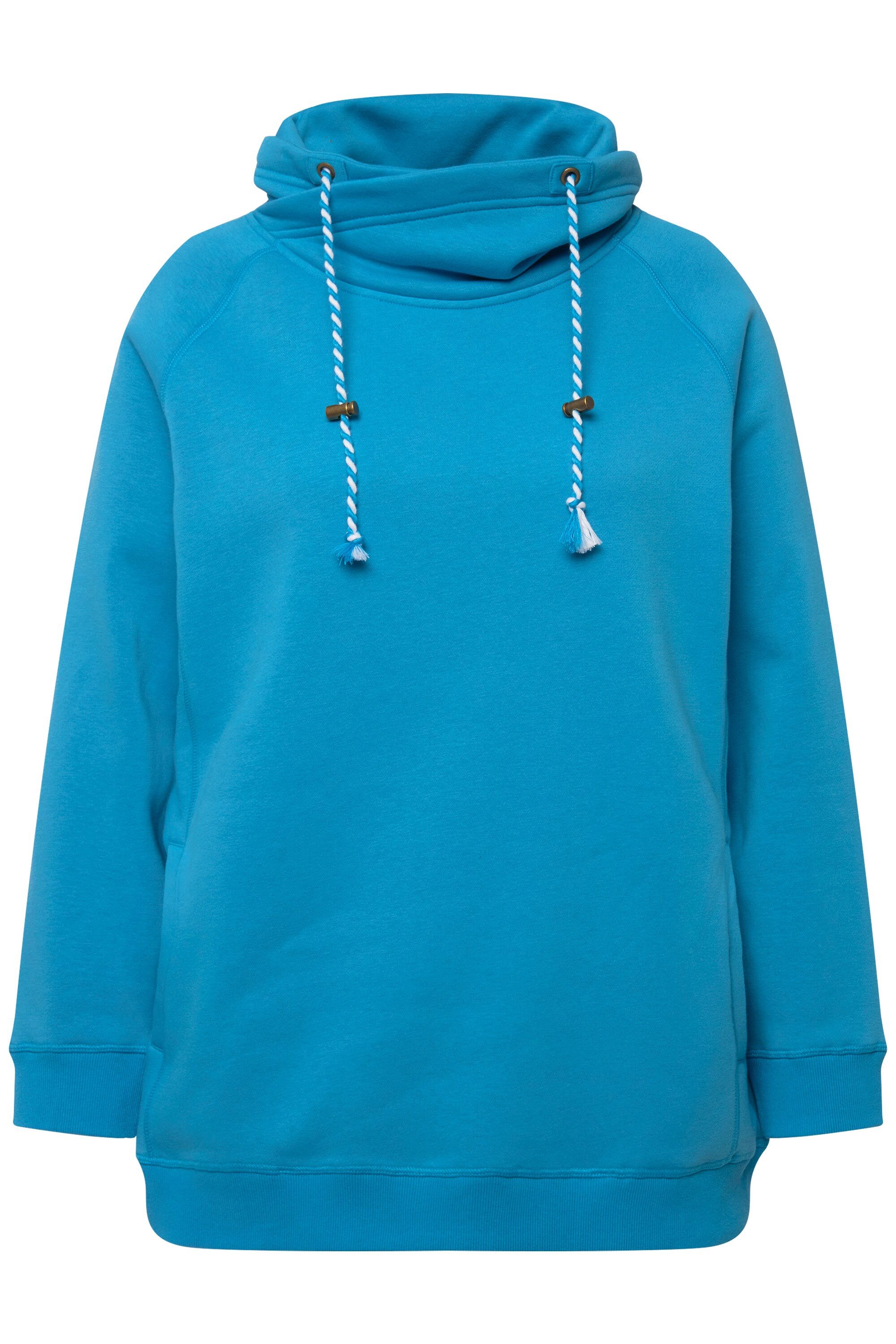 Ulla Popken Sweatshirt Sweatshirt weiter Stehkragen günstig online kaufen