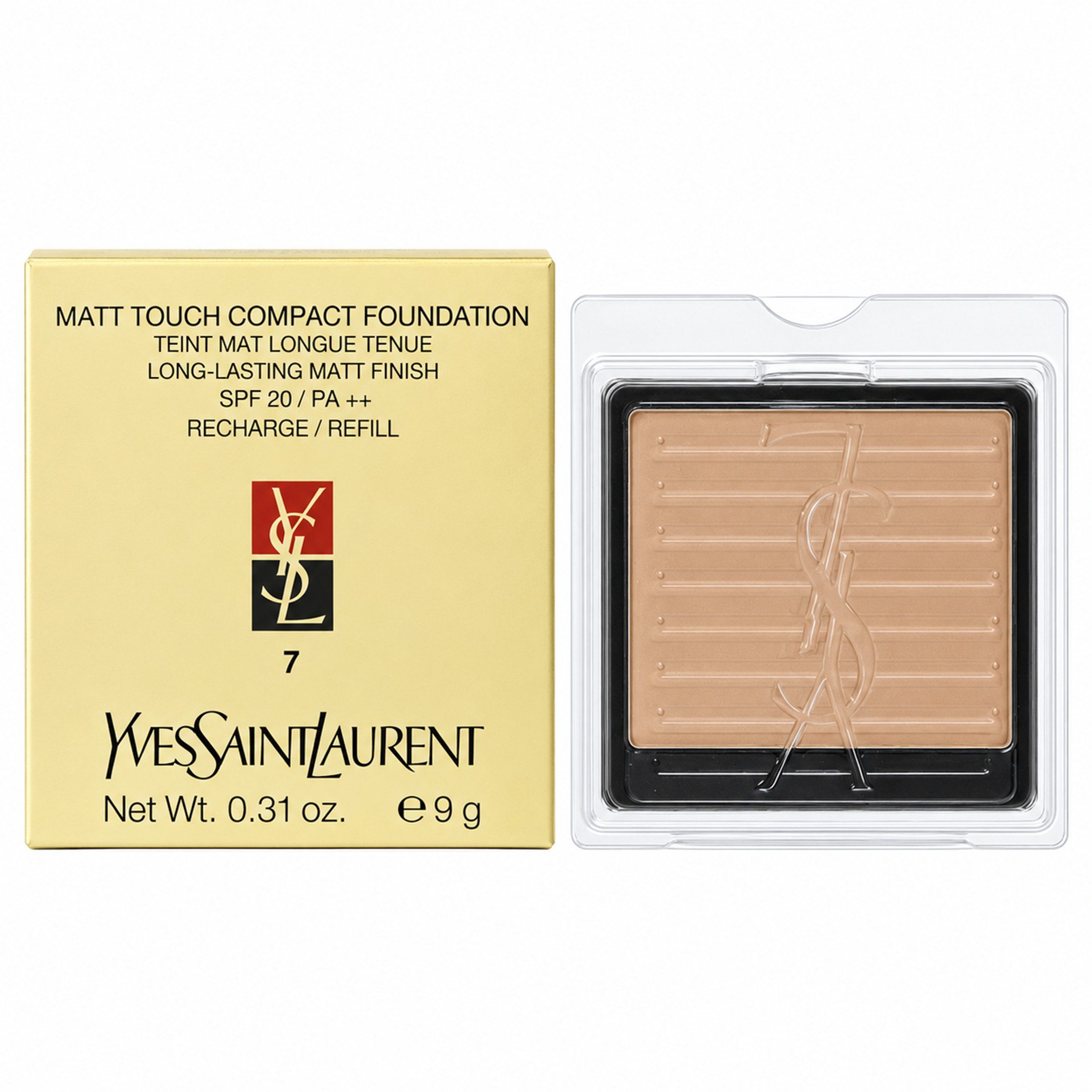 YVES SAINT LAURENT Foundation Yves Saint Laurent Matt Touch Compact Foundation SPF20 Refill 7