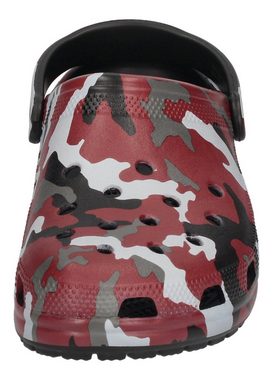 Crocs Classic Printed Camo Clog Clog Black Red