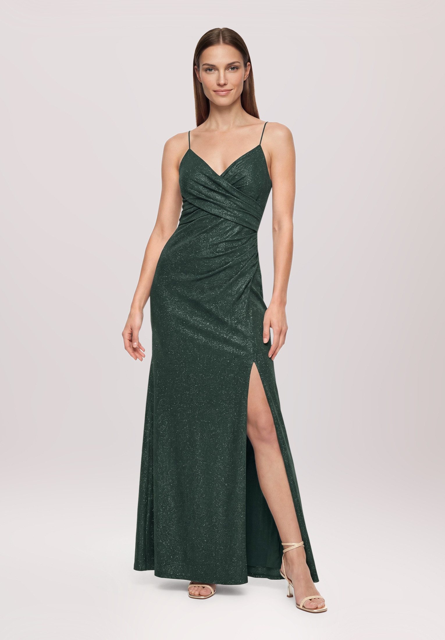 Vera Mont Abendkleid Damen im Glitzer-Look