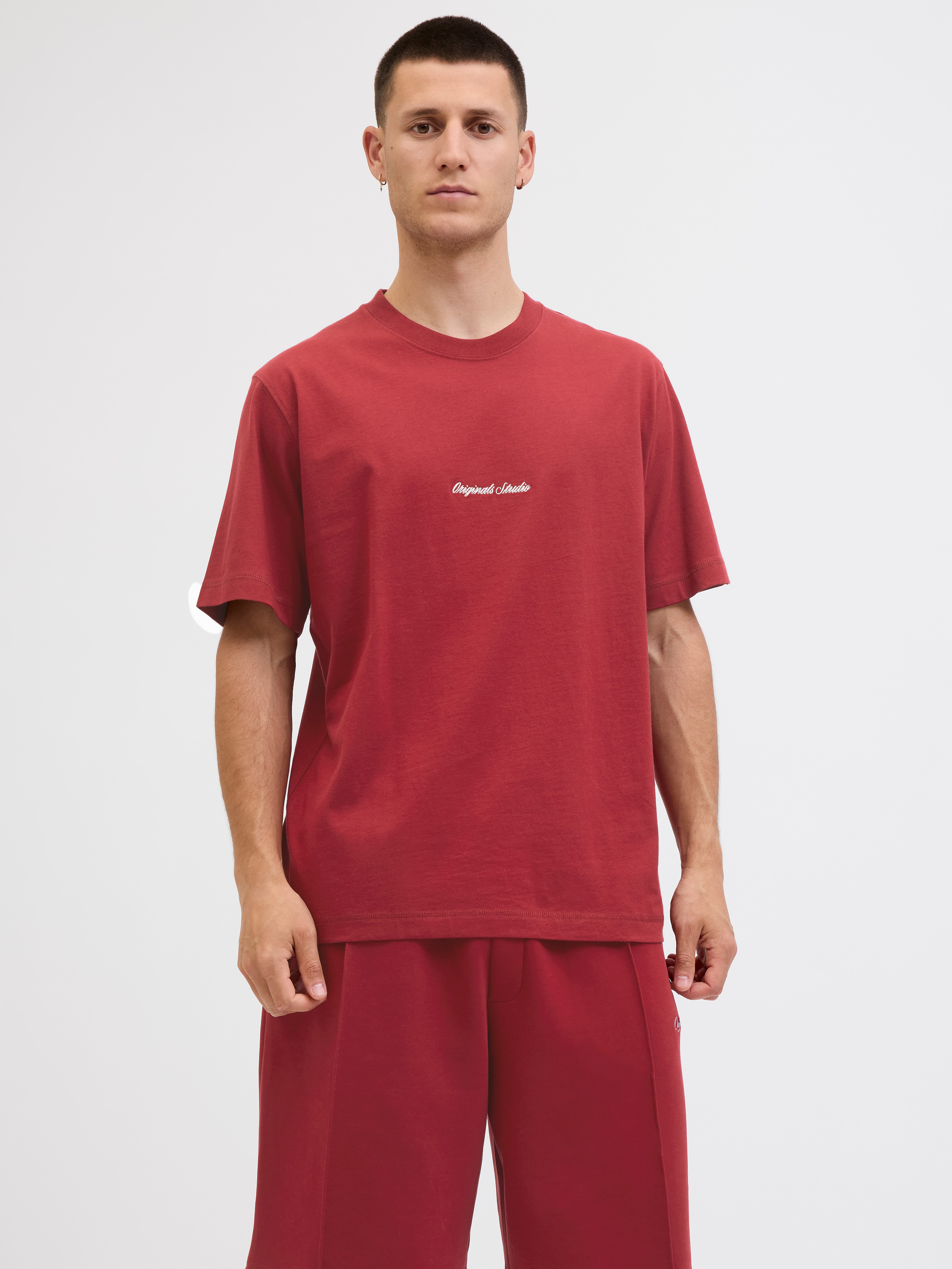 Rundhalsshirt JORNORREBRO EMB TEE SS CREW NECK NOOS
