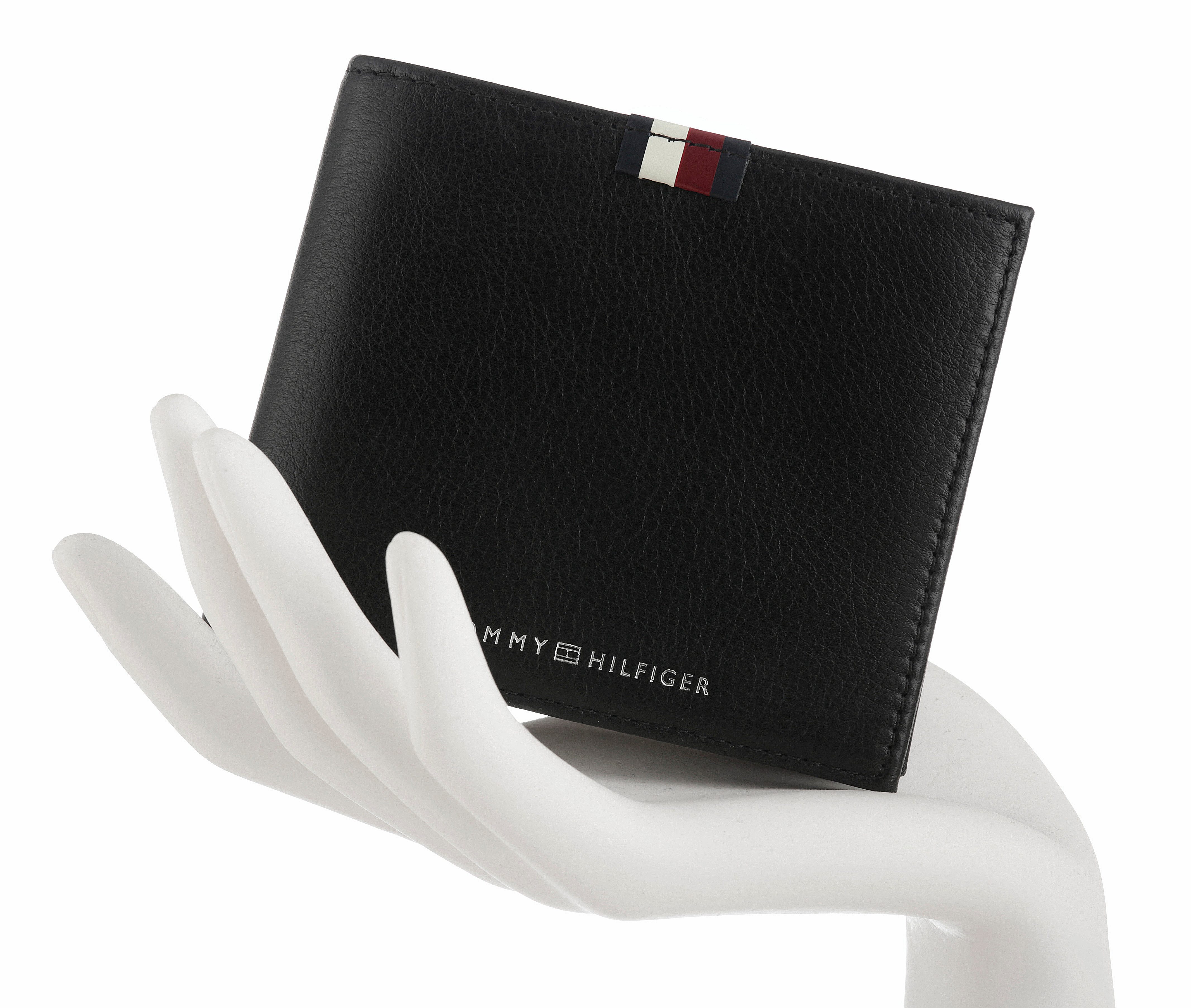 Tommy Hilfiger Geldbörse TH PREM LEA CC FLAP AND COIN, Unisex Geldbeutel, P günstig online kaufen