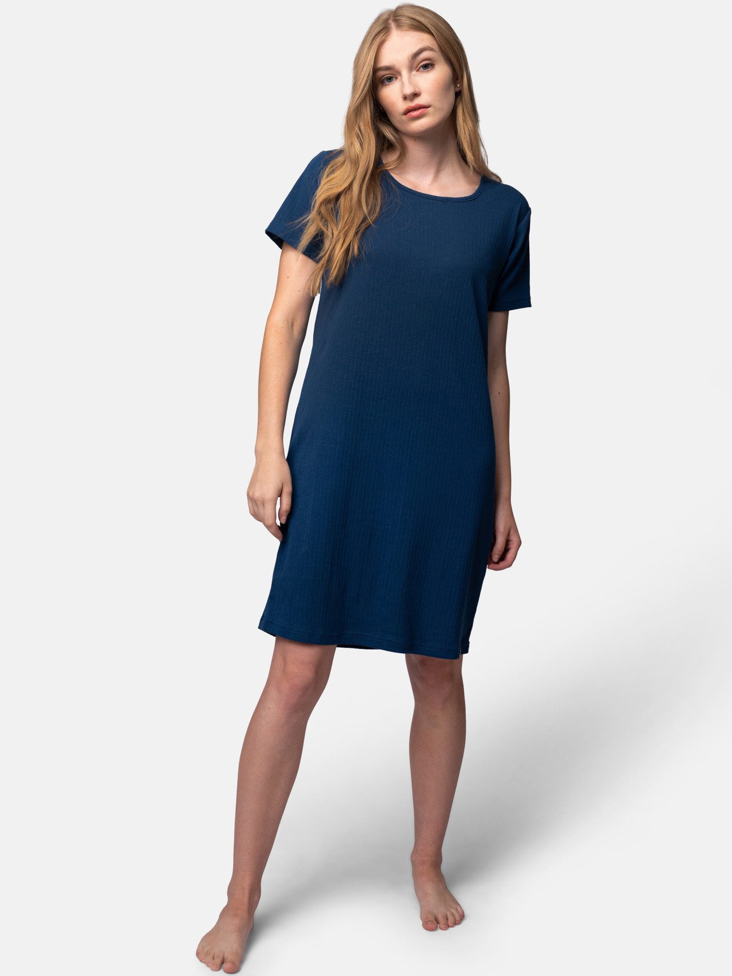 Sleepshirt aus weichem Derby Rib
