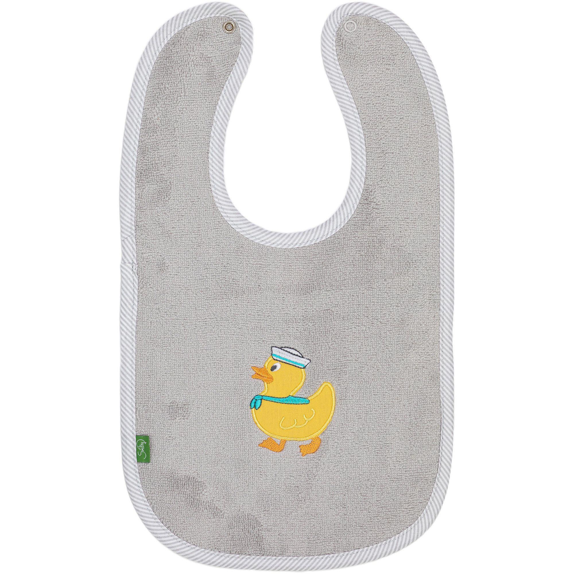 Smithy Lätzchen Pastellflausch Ente Frottee, 24 x 24 cm