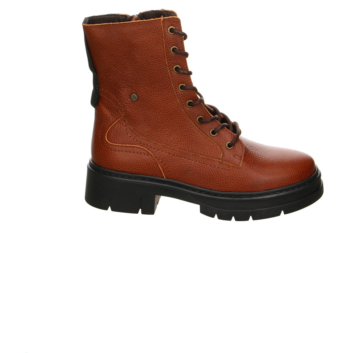 Bullboxer Leder Schnürstiefel - Sneaker braun Stiefelette