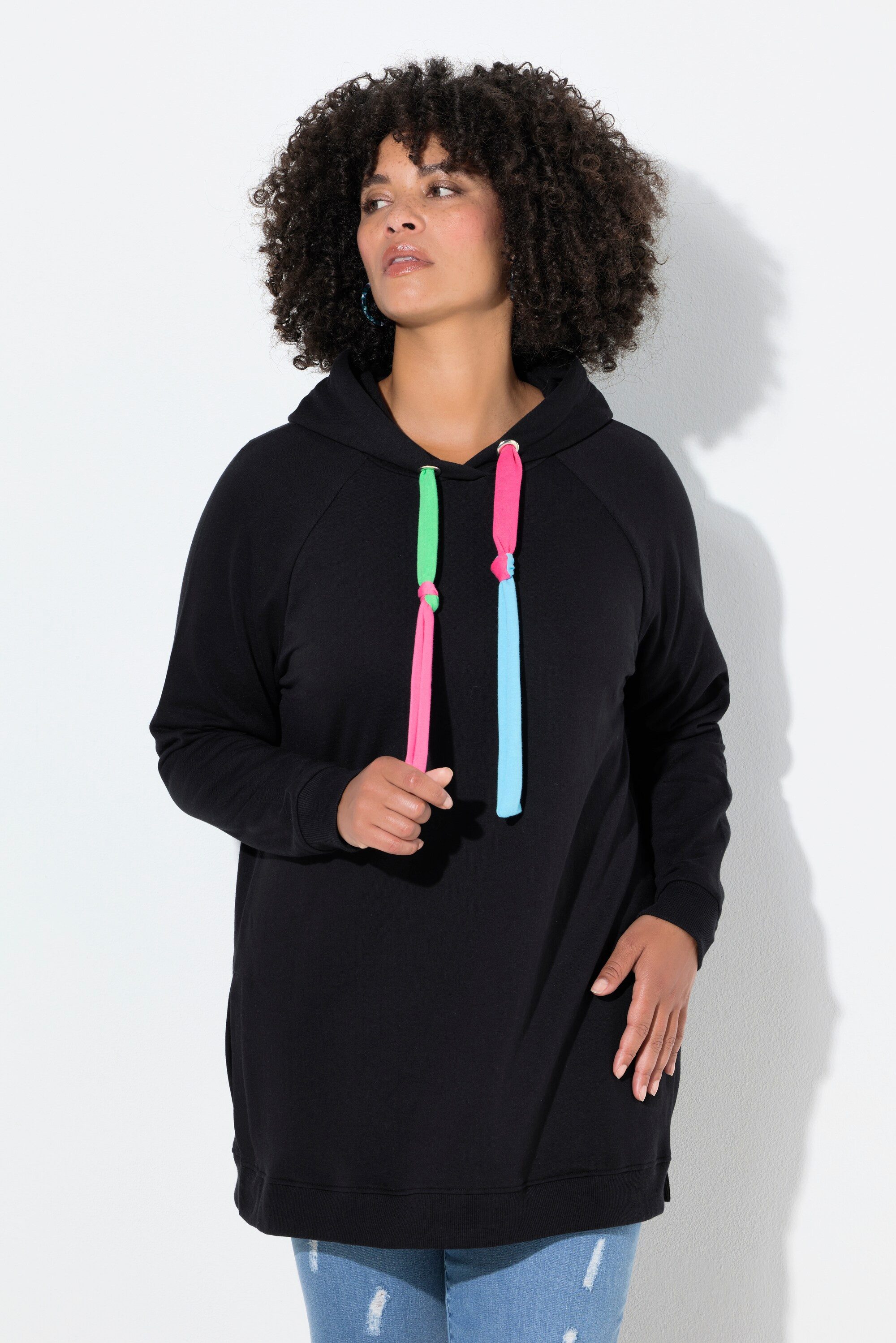 Angel of Style Sweatshirt Hoodie Kapuze mit farbigen Bindebändern günstig online kaufen