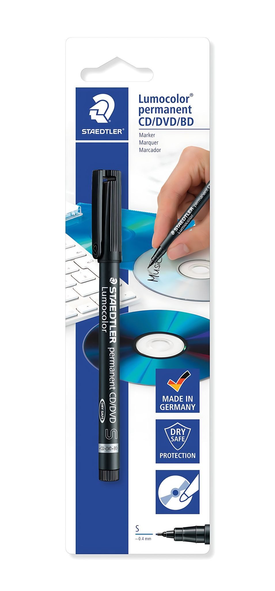 STAEDTLER Marker Staedtler Marker Lumocolor CD/DVD sw BK