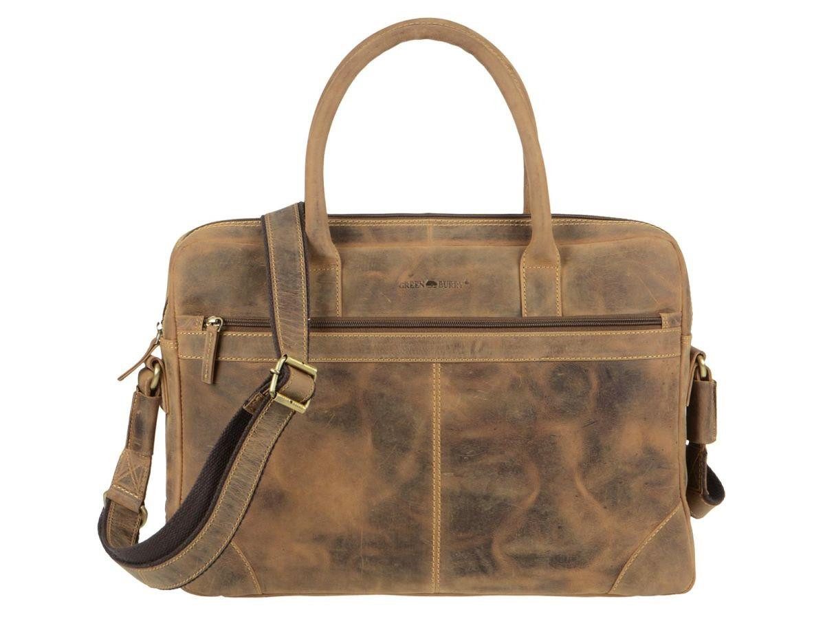 Greenburry Umhängetasche Vintage, used Look, Businesstasche, Aktentasche, Handtasche