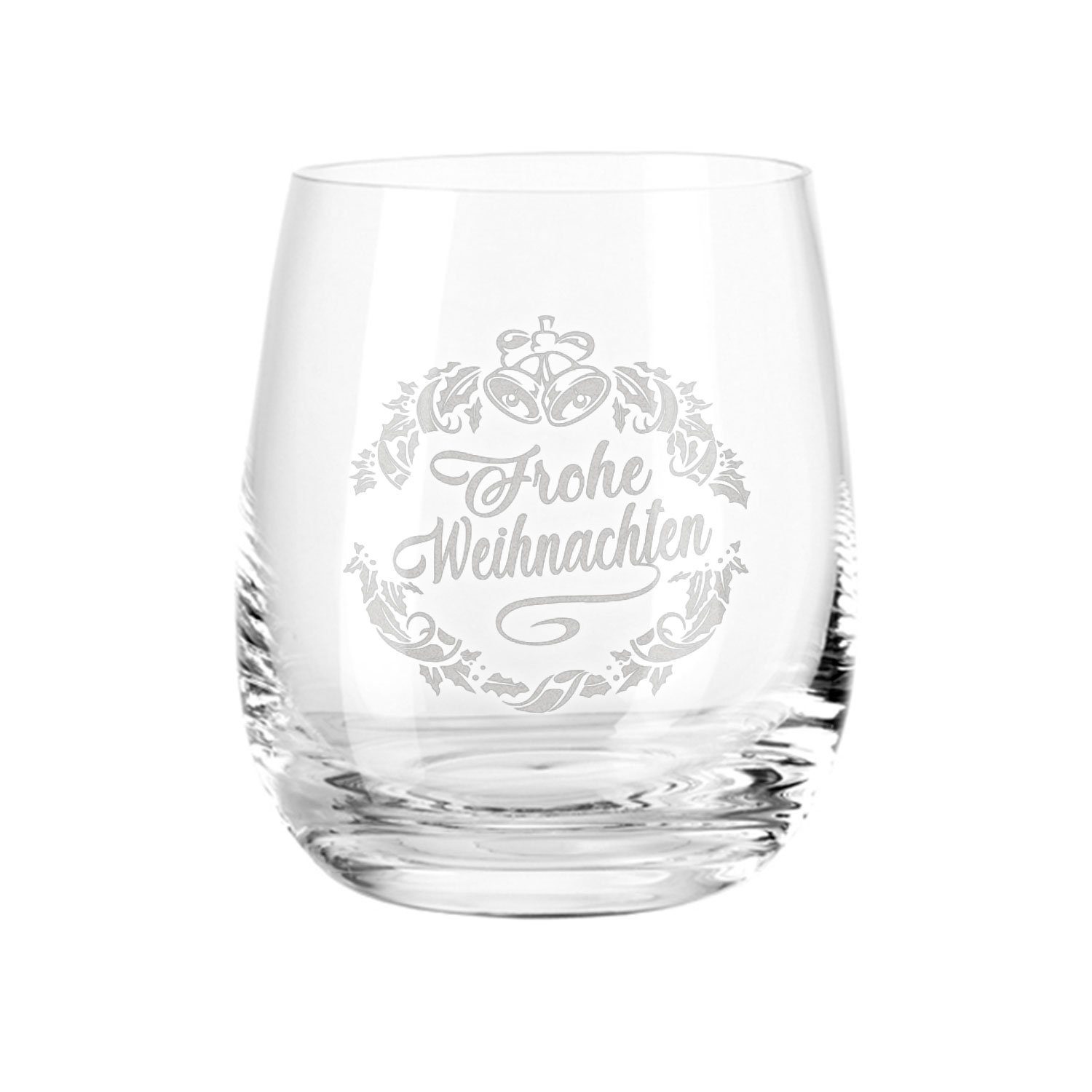 GRAVURZEILE Teelichthalter von Leonardo aus Glas mit Gravur - Weihnachtsdeko - Ornament Design, Geschenke für Frauen und Männer zu Weihnachten Nikolaus und Wichtel