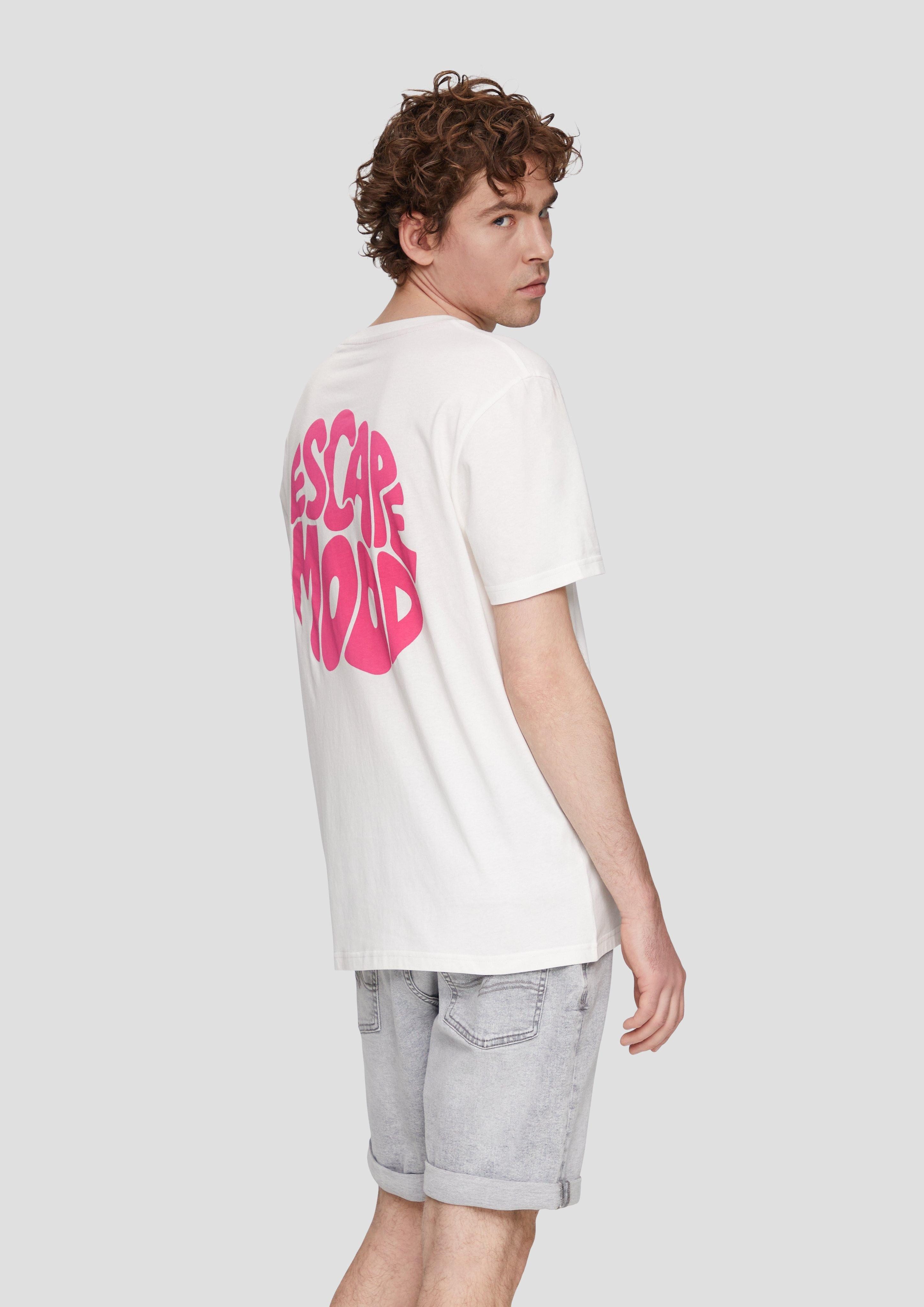 QS Kurzarmshirt T-Shirt mit Front- und günstig online kaufen