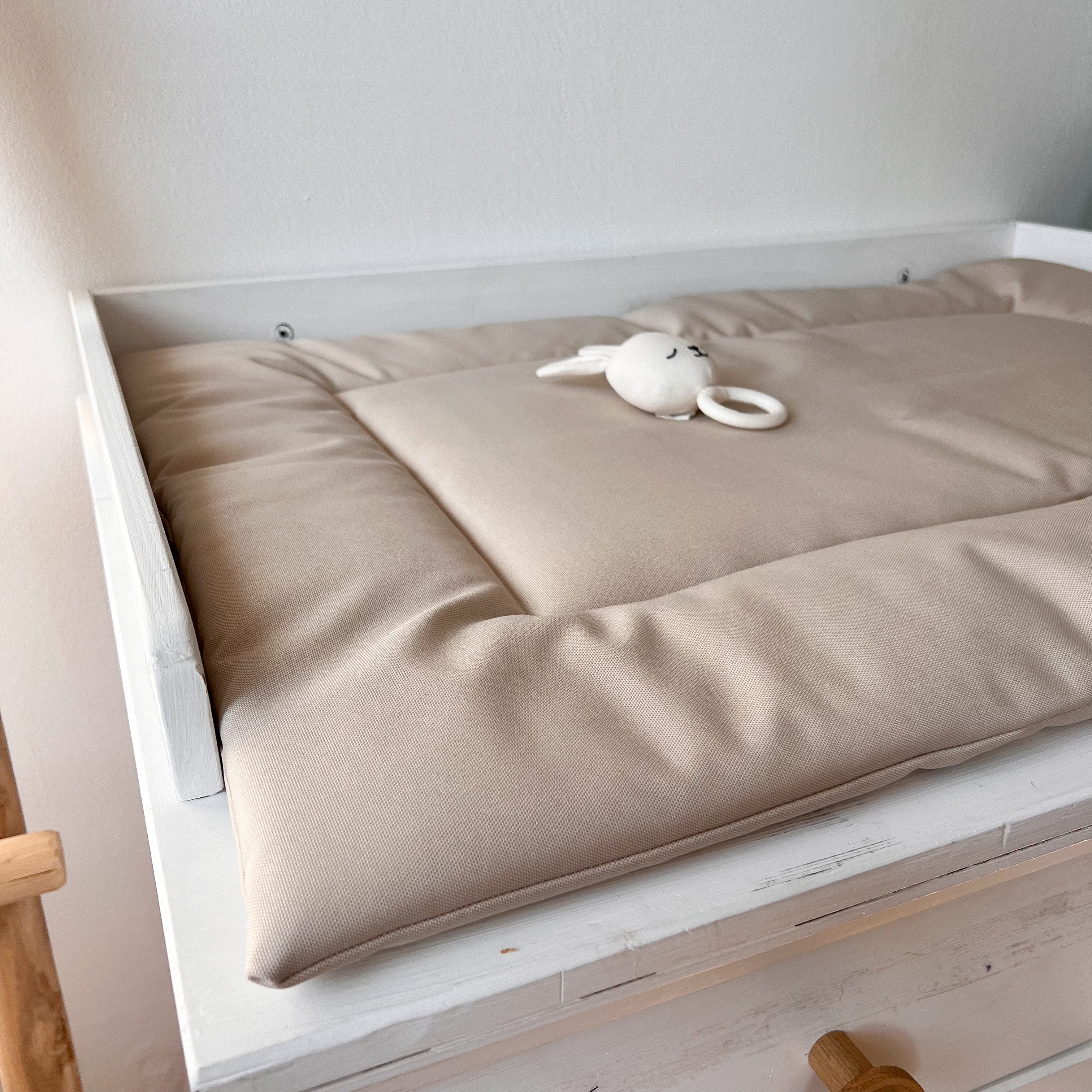 LittleANTunique Wickelauflage Wickeltischauflage Abwischbar beige Handgemac günstig online kaufen