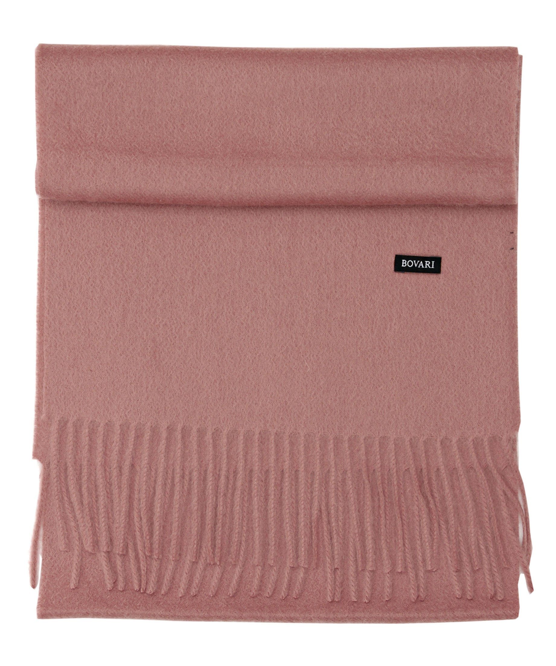 Kaschmir/Cashmere cm Damen x Schal Qualität, – / 31 Premium ash Kaschmir 180 rose rosa – Bovari Kaschmirschal 100%