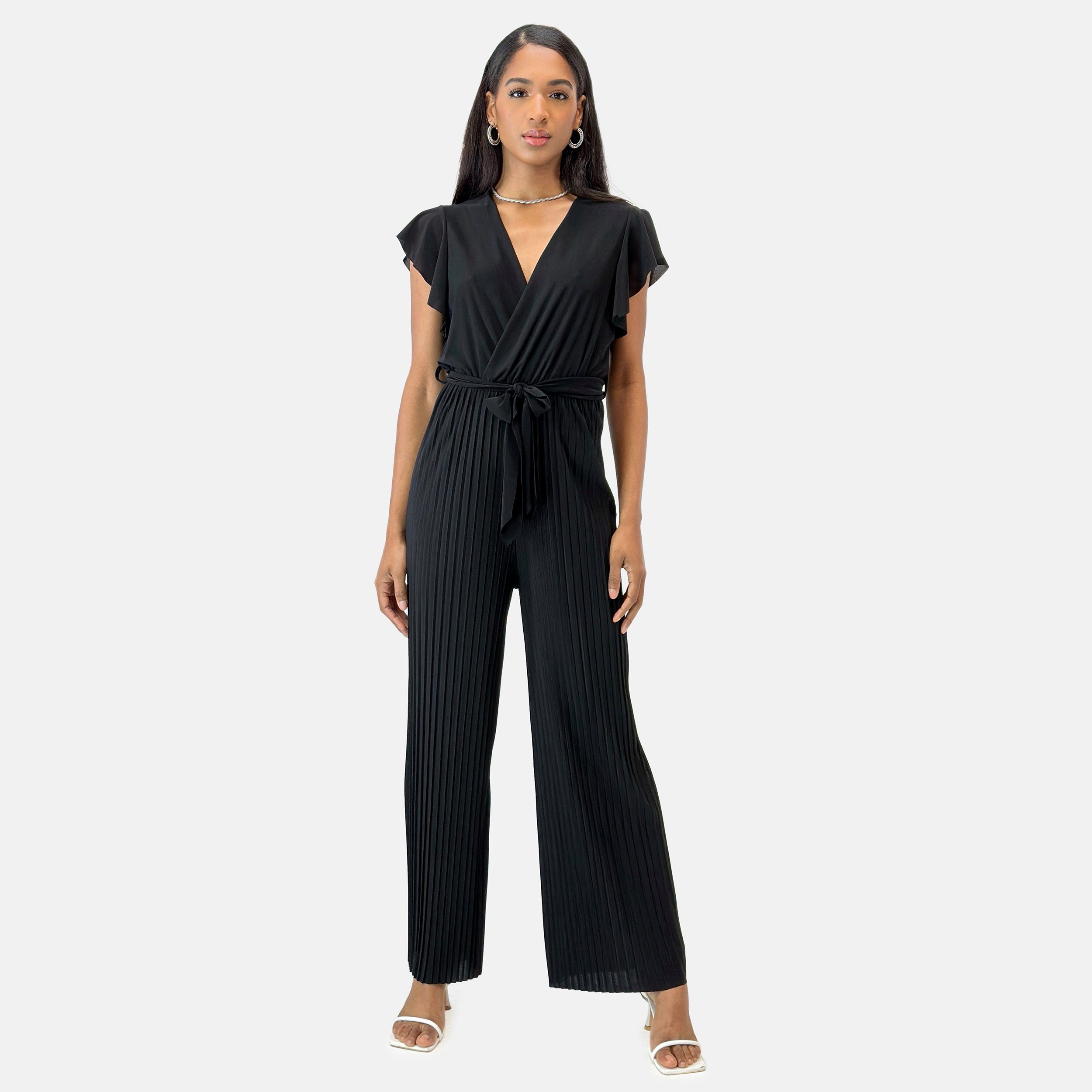 Elara Jumpsuit Elara Damen Jumpsuit V-Schnitt günstig online kaufen