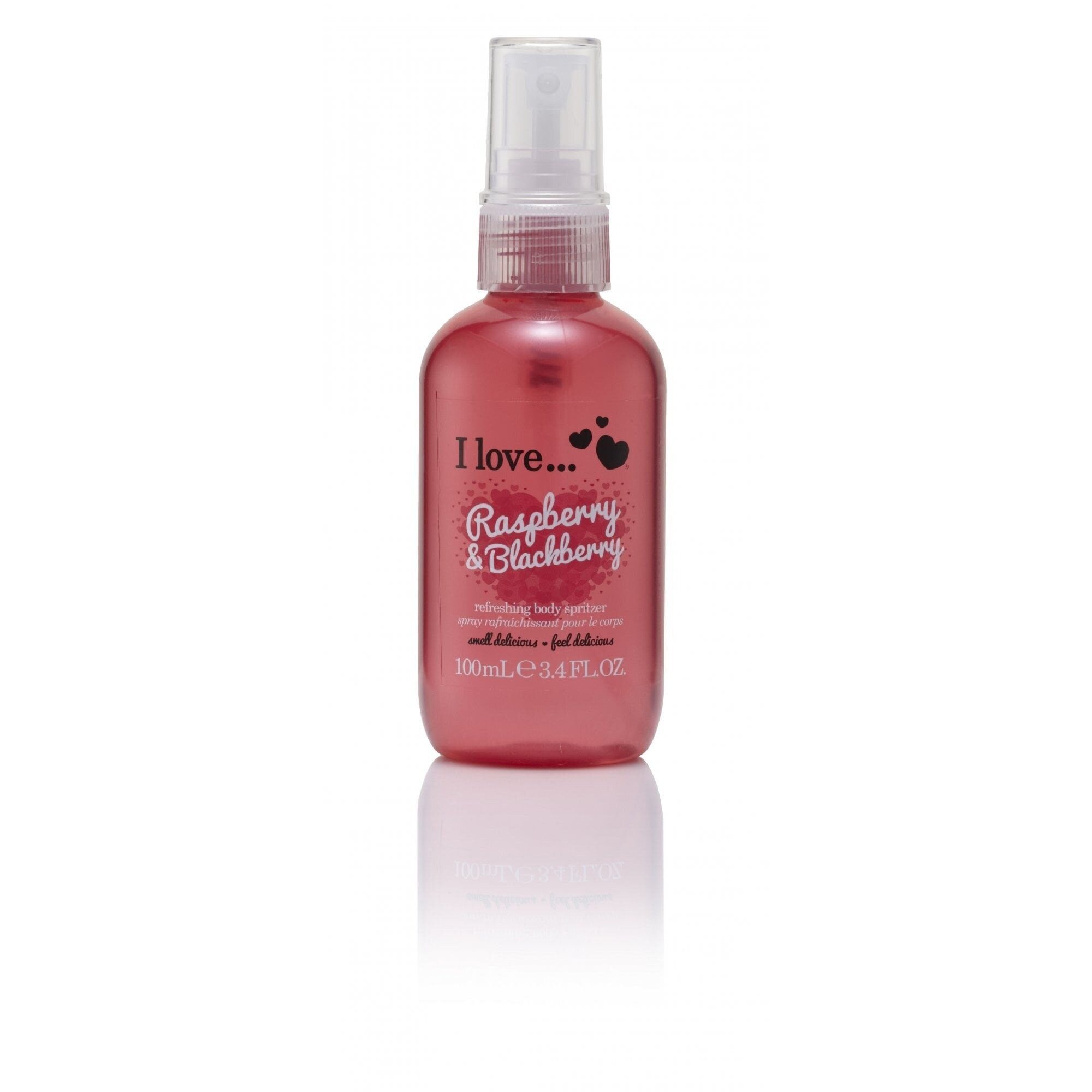 I Love... Bodyspray Refreshing Body Spray with (Raspberry & Blackberry Body Spritzer)