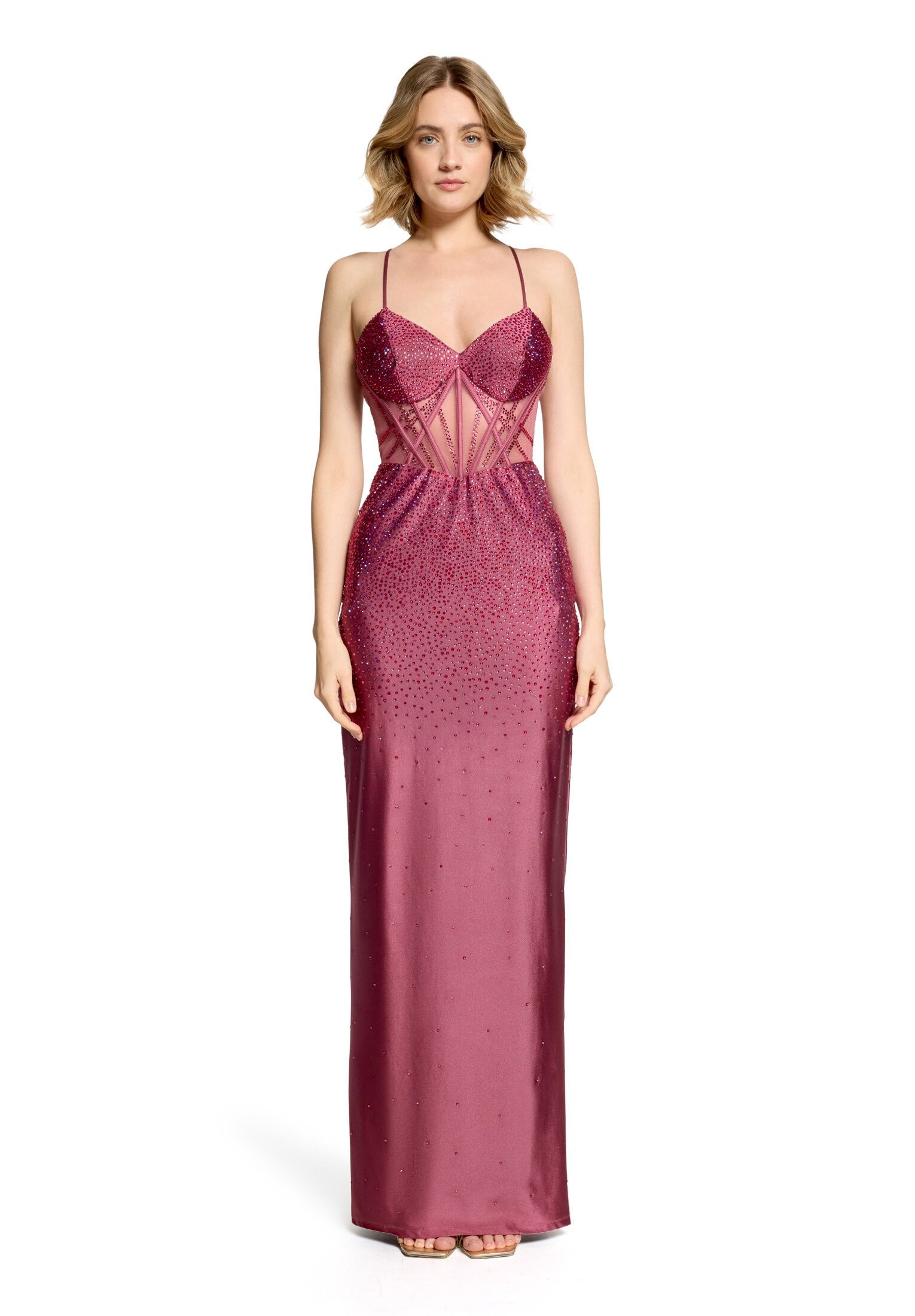 Vera Mont Abendkleid Damen im Glitzer-Look