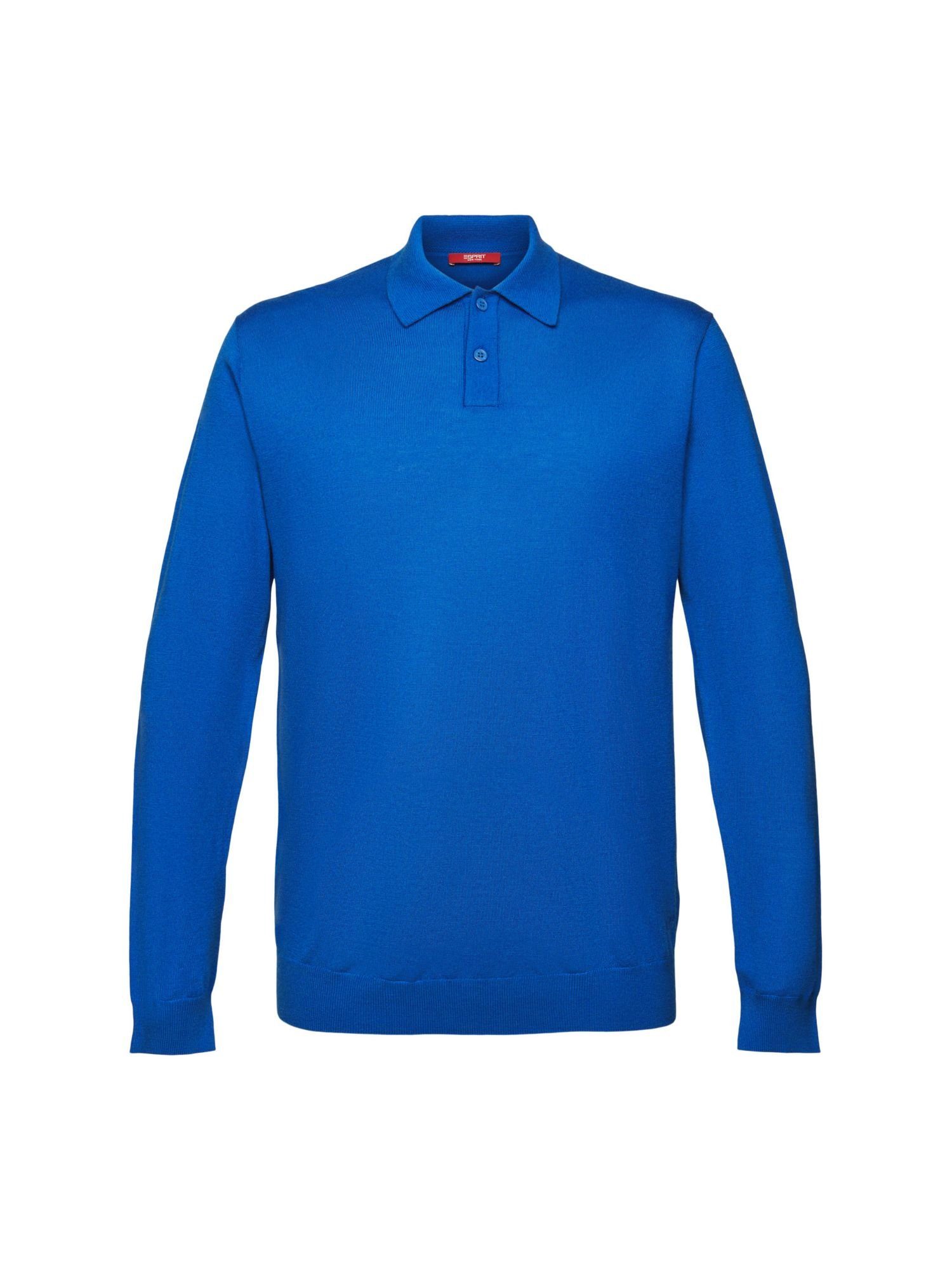 Esprit Collection Polokragenpullover Wollpullover im Polo-Stil