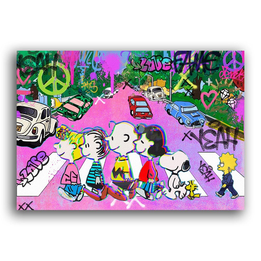 Wandbild Peanuts
