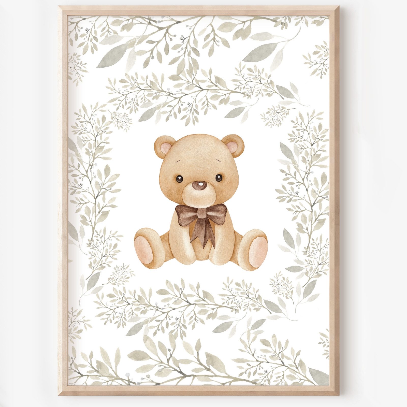 homestyle-accessoires Poster Kinderzimmer Bilderwand 6erSet Bilderset Babyzimmer TEDDY AUTO, - Ohne Bilderrahmen - Sorgfältige & sichere Verpackung