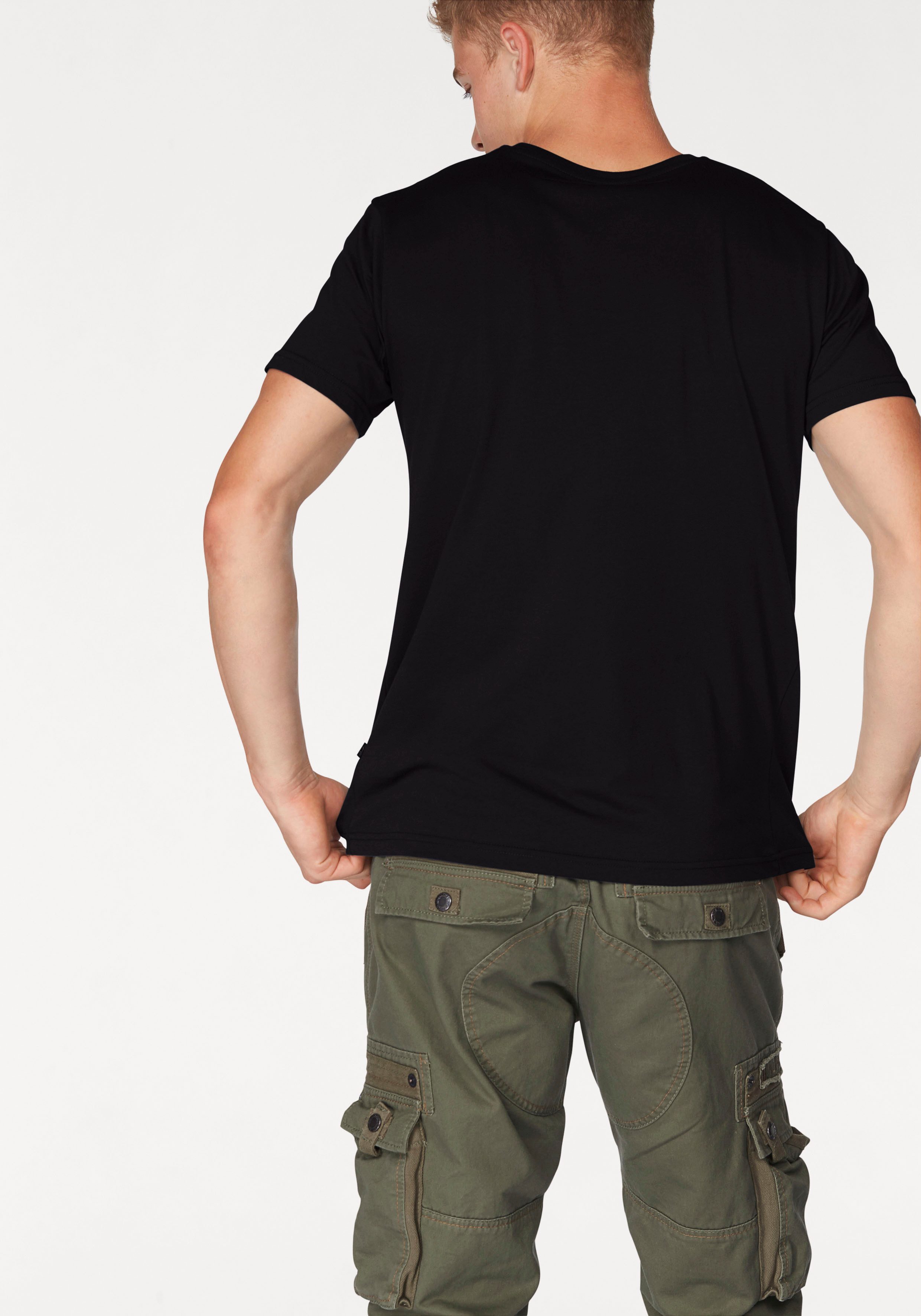 Alpha Industries Rundhalsshirt Logo Print T günstig online kaufen