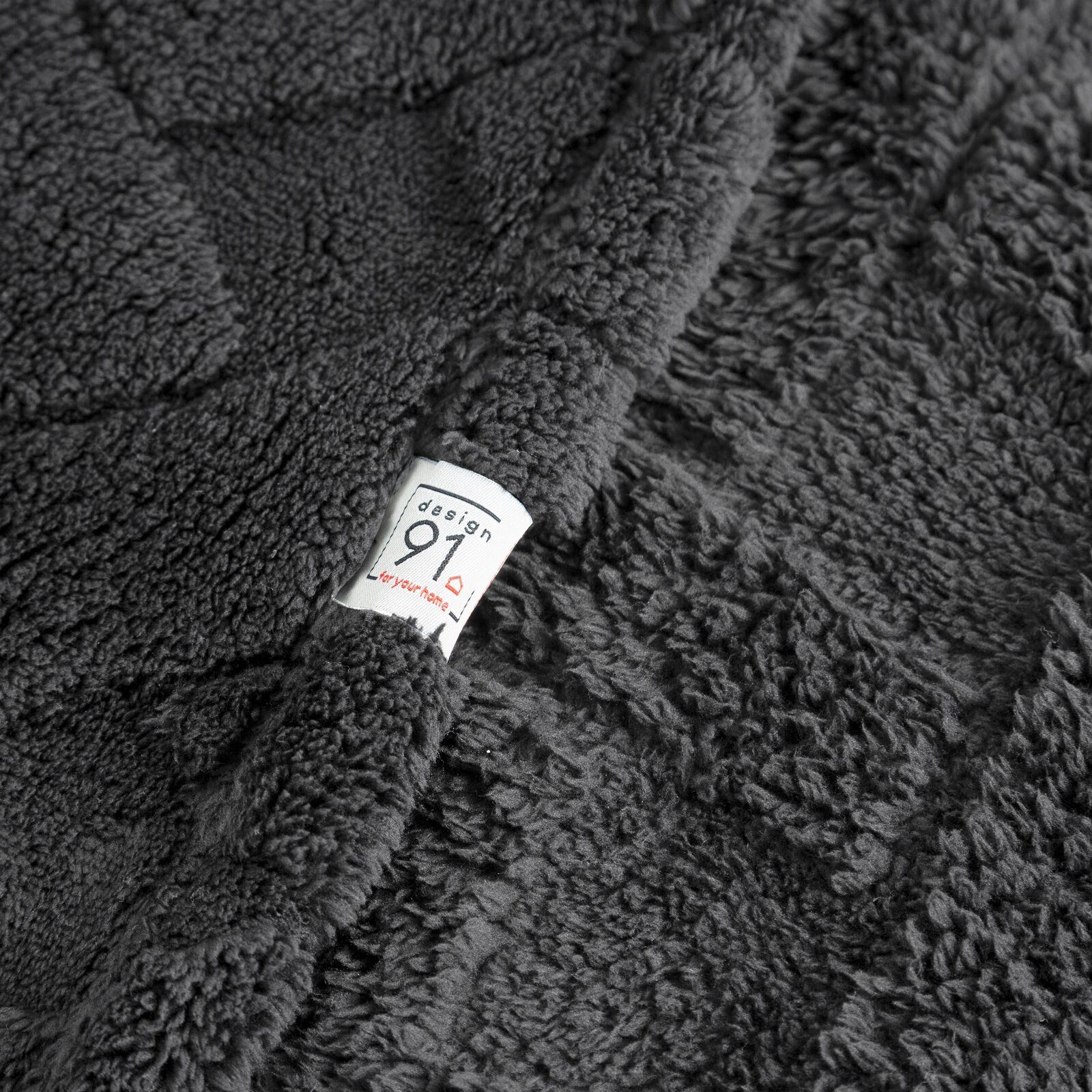 Wohndecke CARO, Design91, Karierte Kuscheldecke ideales Geschenk Weiche, warme Decke