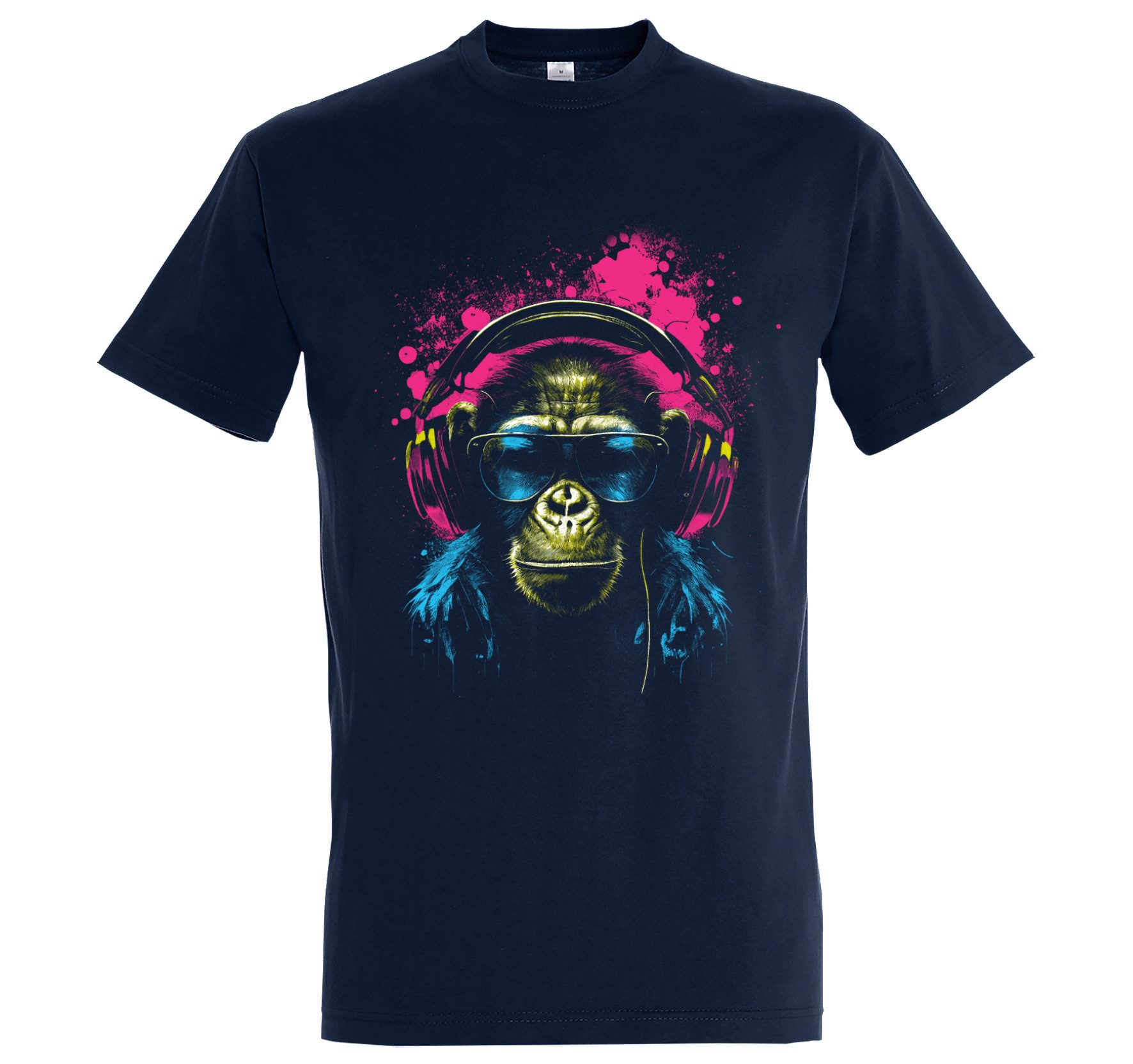 Youth Designz Print-Shirt Affe mit Headset günstig online kaufen