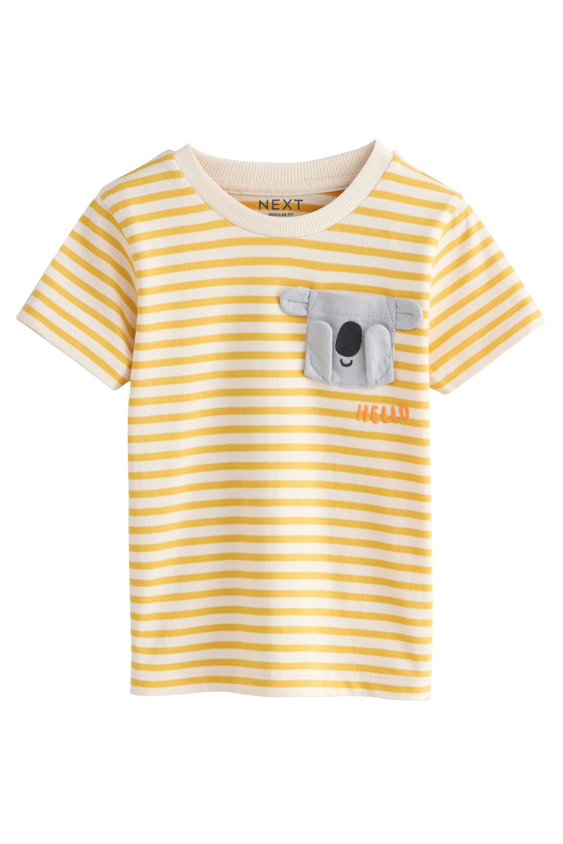 Yellow Stripe Koala Bear