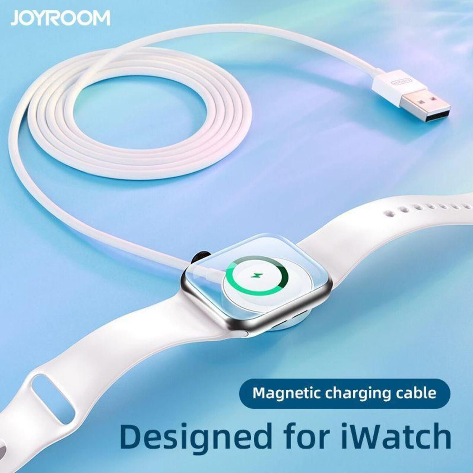 JOYROOM Magnetisches Ladekabel für Apple Watch Smartphone-Ladegerät (500 mA, magnetic Charger Ladegerät USB A Kabel wireless) – Bild 4 von 5
