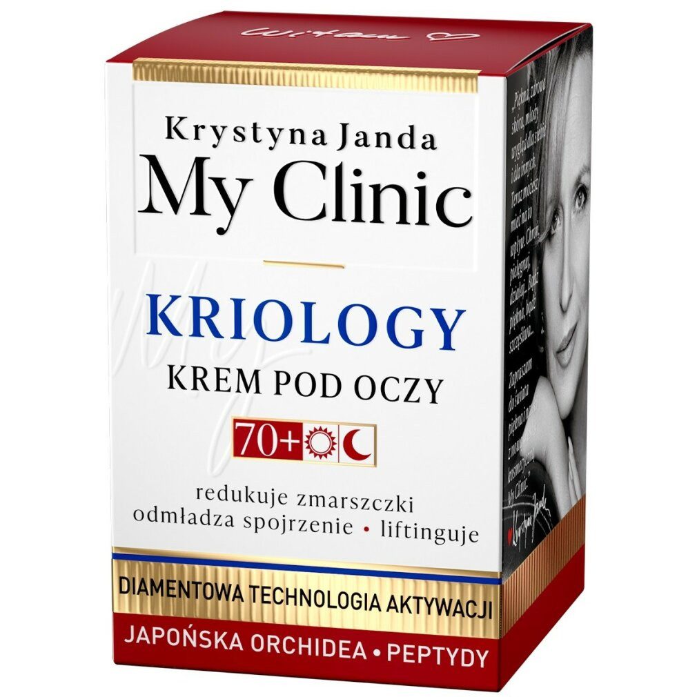 JANDA Tagescreme Cryology 70Faltenreduzierende Augencreme Japanische Orchidee & Peptide