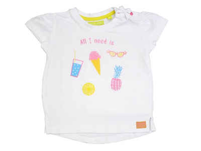 LEMON BERET T-Shirt Lemon Beret Baby T-Shirt "All I need is" in weiß aus reiner Baumwolle, mit Frontprint