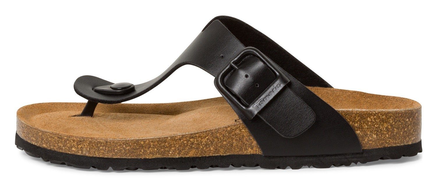 Tamaris Zehentrenner Sommerschuh, Schlupfschuh mit angenehmen Zehensteg