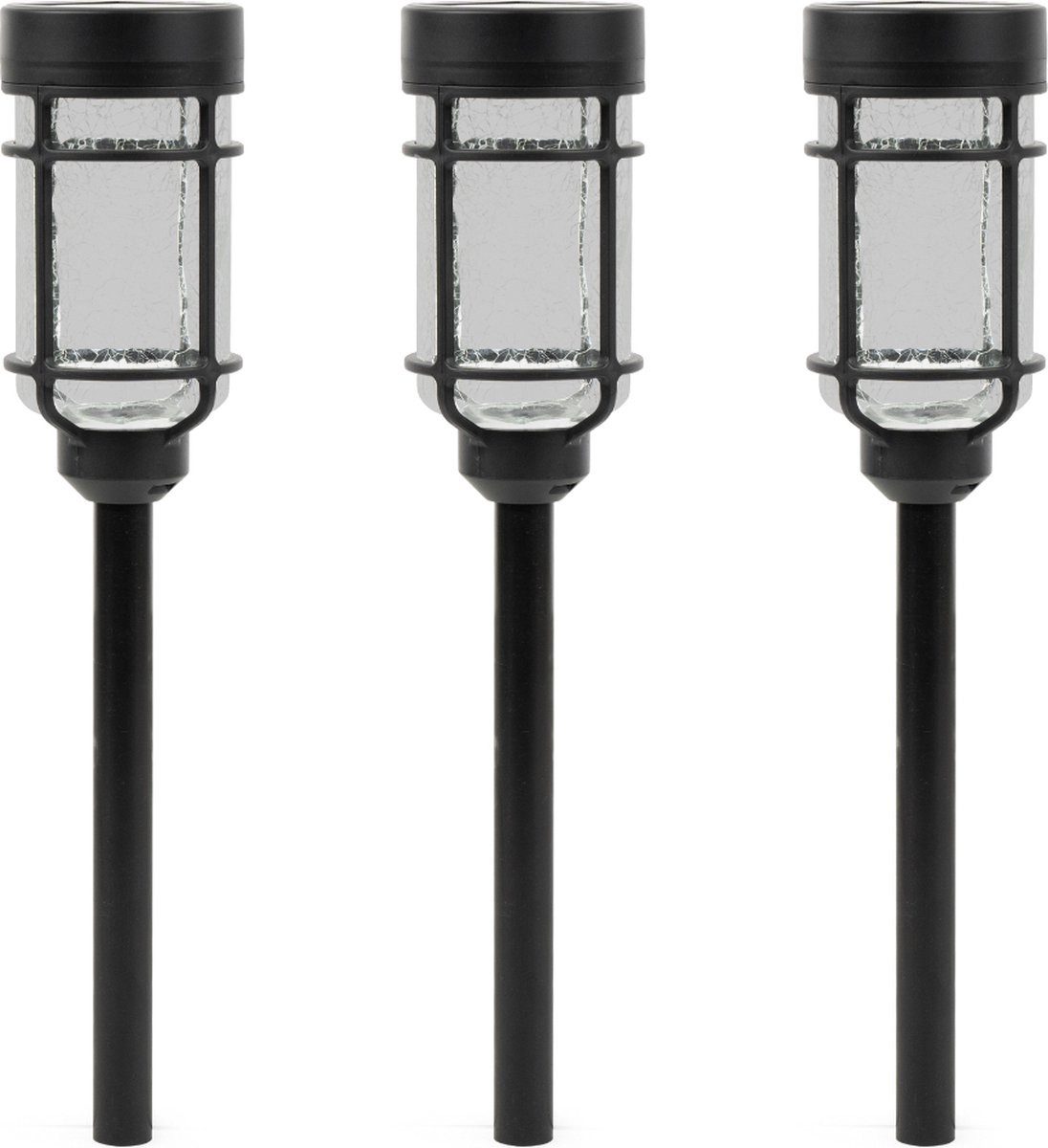 Luxform Gartenleuchte Luxform Solar Catala, LED fest integriert, Warmweiß, LED-Gartenpfostenleuchte, aus Kunststoff und Glas, IP44