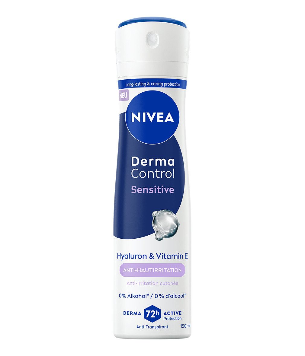 Nivea Deo-Spray Deodorant Derma Control Restore Deospray 6 x 150ml, 6-tlg.