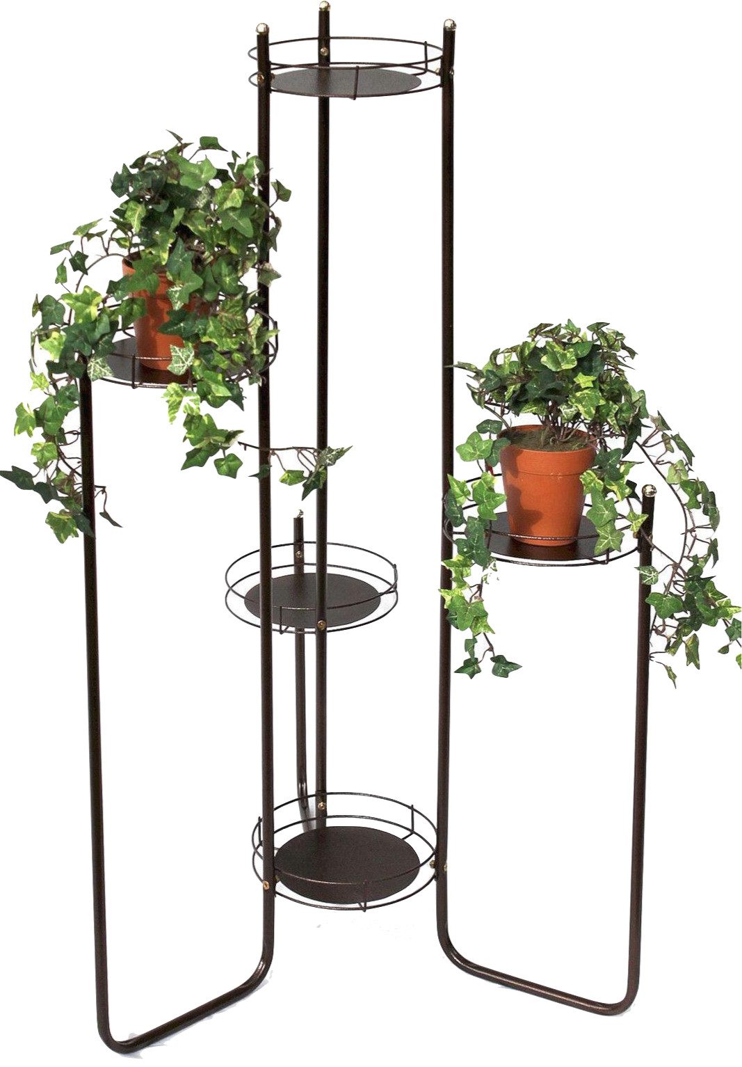 DanDiBo Blumenhocker Metall 102 cm Blumentreppe mit 5 Ablagen Art.4A Blumenregal, Blumensäule Pflanzenständer Pflanzentreppe. € 49,99