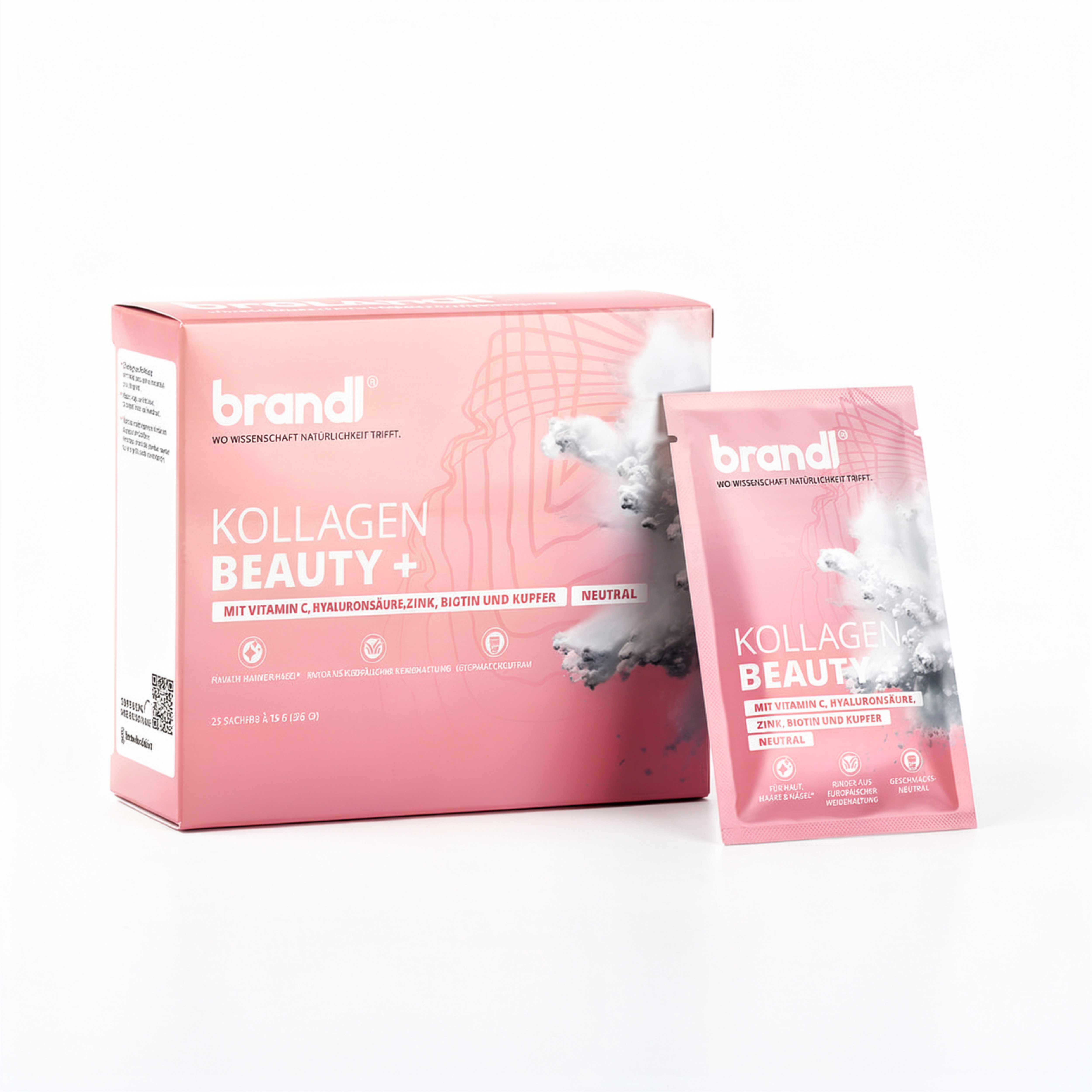 Brandl Nutrition Kollagen Beauty+ Sachet Pulver, 375 g