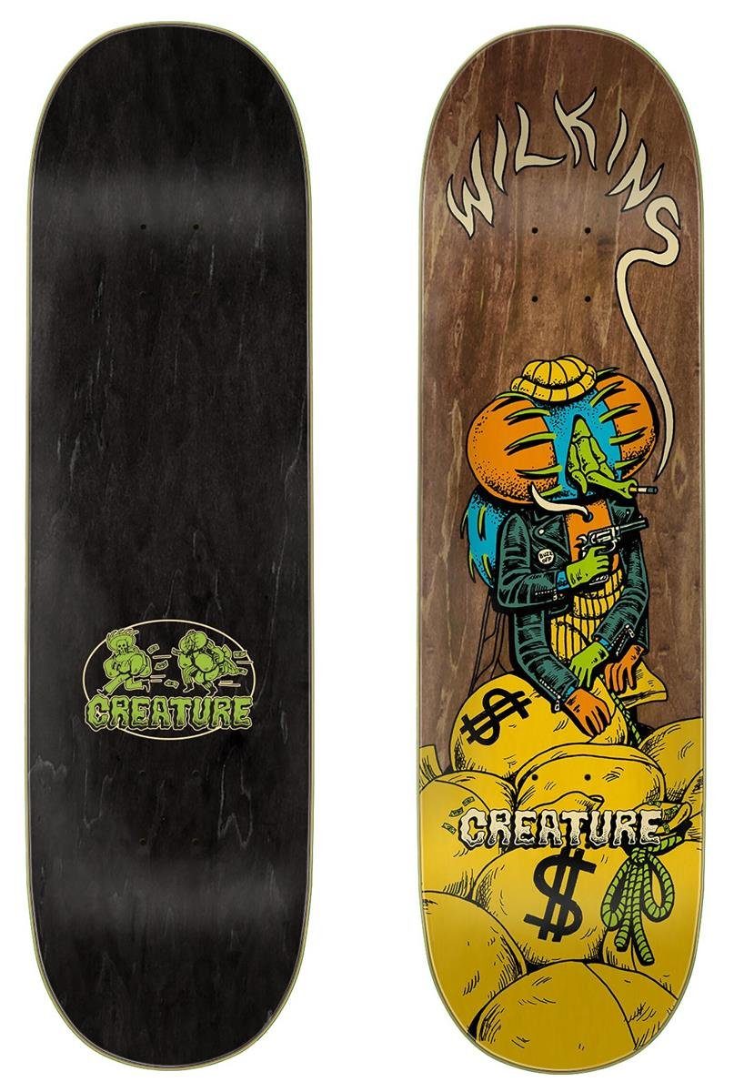Creature Skateboard Creature Skateboard-Deck Wilkins Heist 8.8'' x 32.5'' Braun