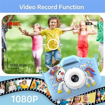 Gontence Kinder Kamera, 2.0”Display Digitalkamera Kinder,1080P HD Kinderkamera