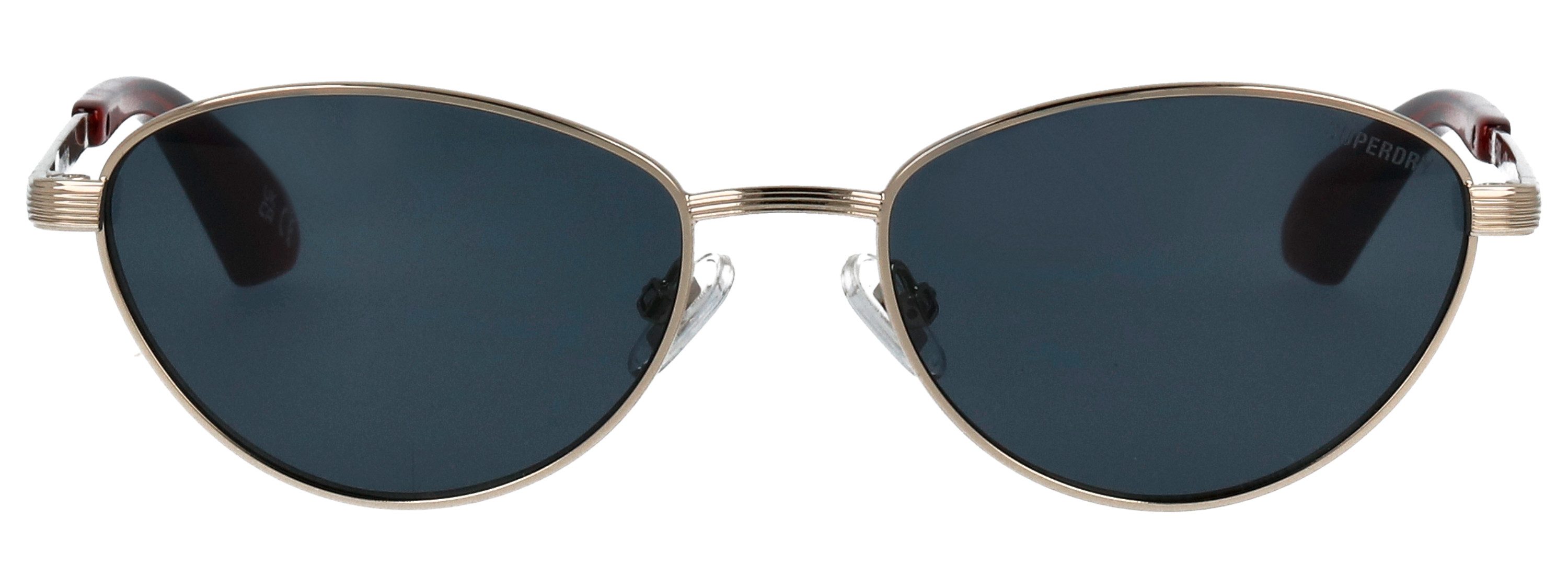 Superdry Sonnenbrille Modell 995059 Form Feminin, Logoschriftzug auf Bügel, Metallfassung
