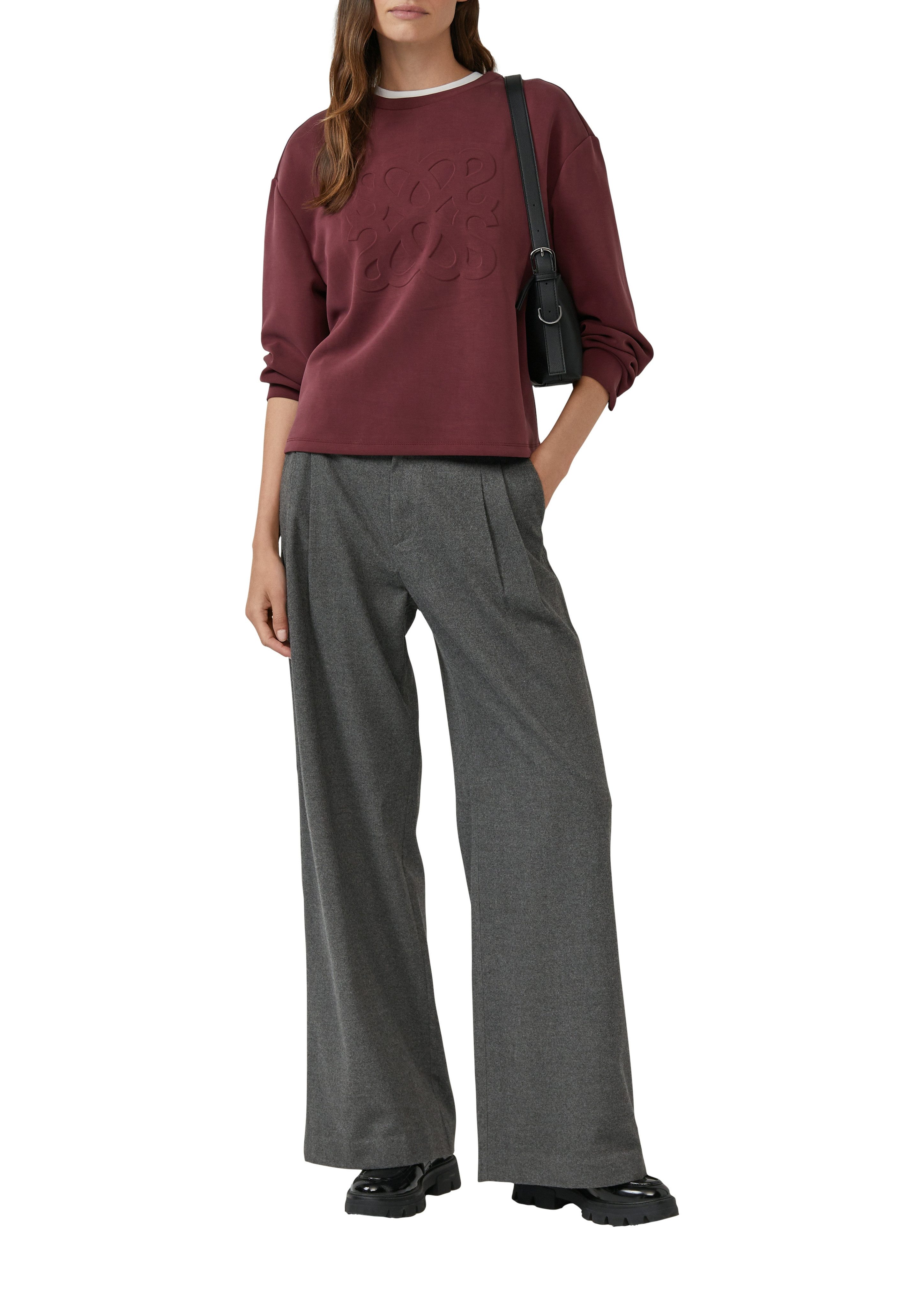 s.Oliver Sweatshirt mit Prägung günstig online kaufen