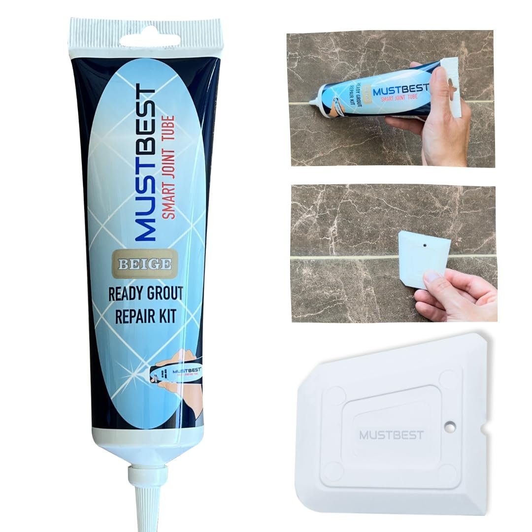MustBest Fugenfueller Schnell trocknend Fliesenfugenreparatur