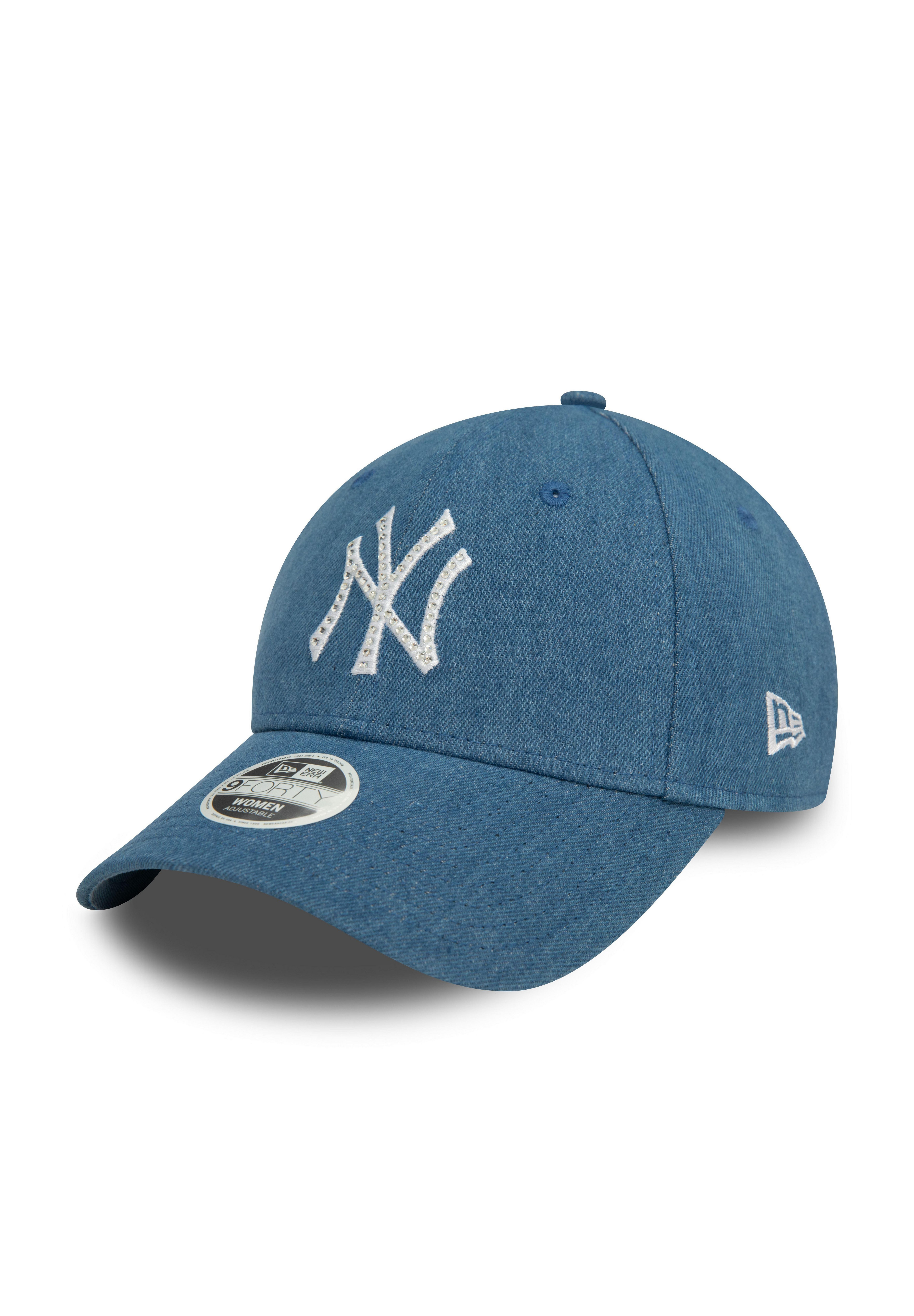 New Era Baseball Cap New York Yankees MLB Diamante Denim Blau 9Forty Verste günstig online kaufen
