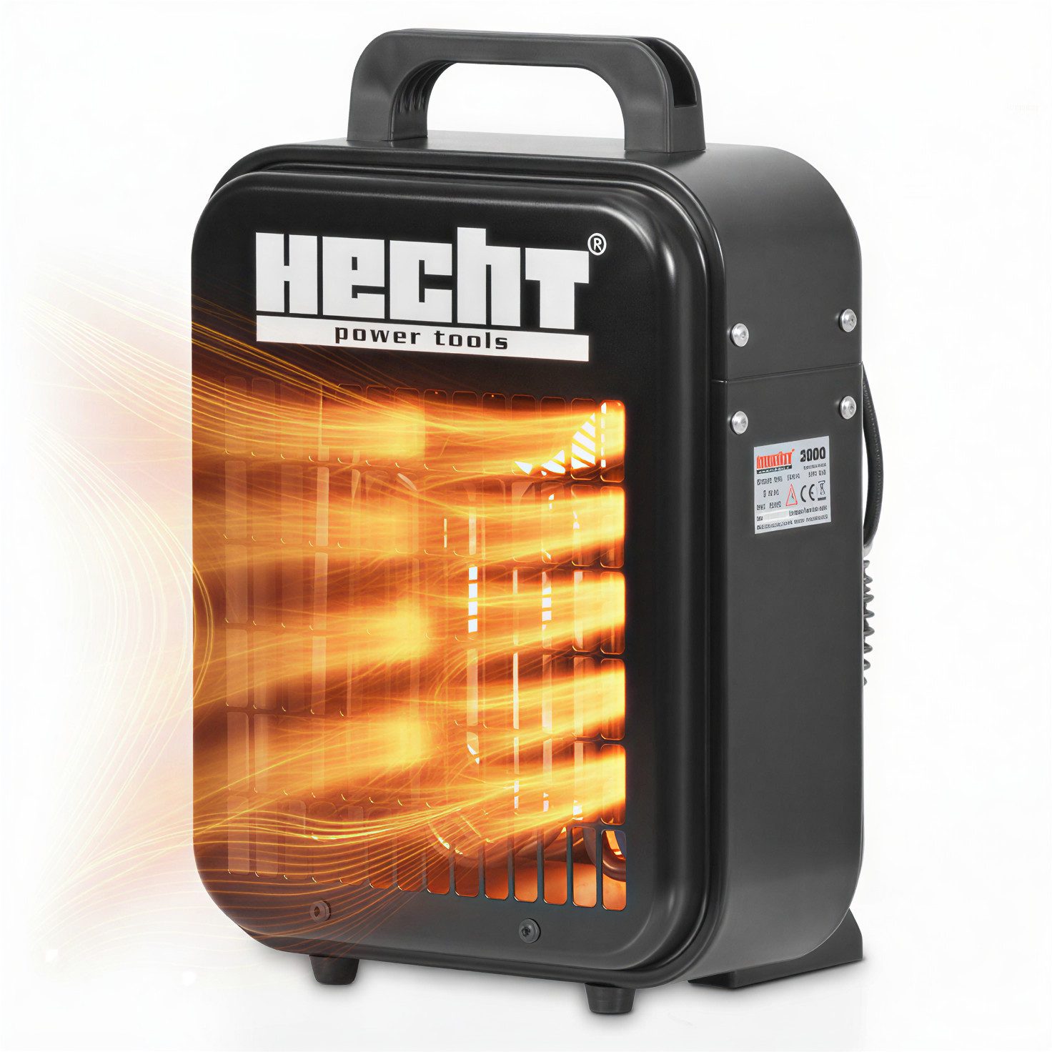 Hecht Heizlüfter 3kW bis 30m² 3-Heizstufen mit Überhitzungsschutz, Isoliert günstig online kaufen